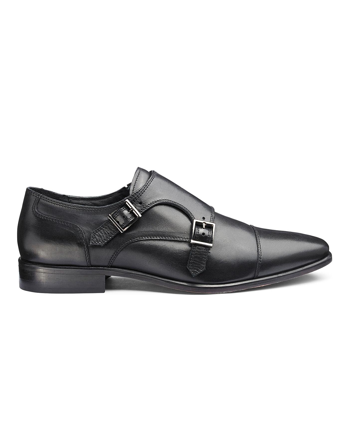 Brewer Leather Monk Shoe Standard Fit
