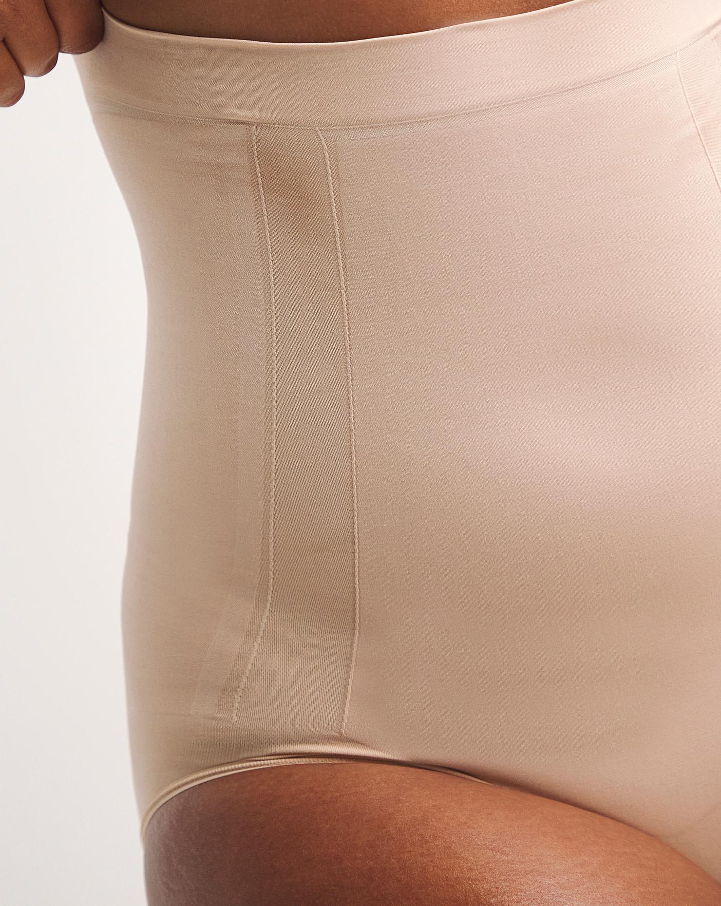 Spanx Firm Control Oncore High-Waisted Briefs, Nude at John Lewis & Partners