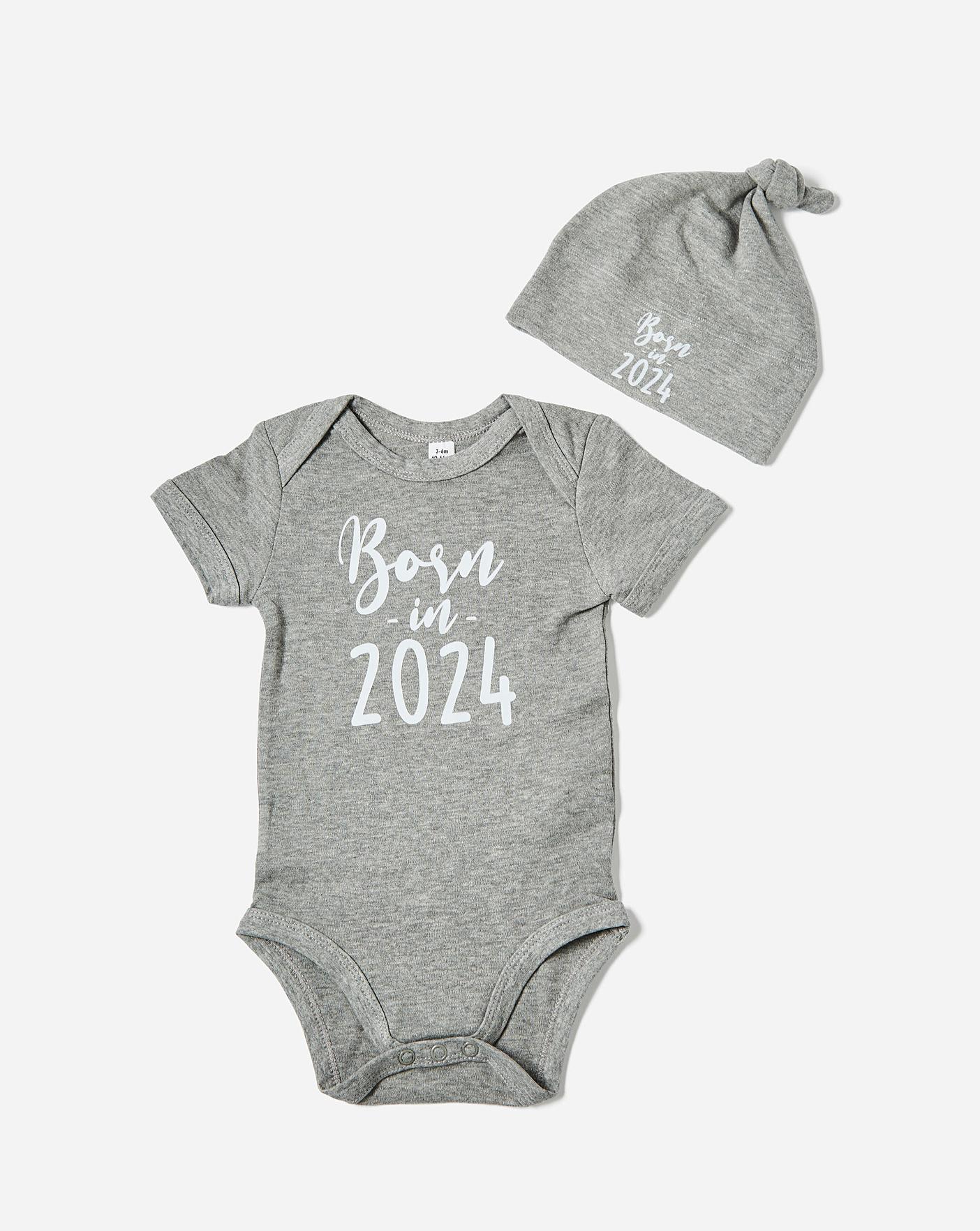 Born In 2024 Baby Grow Hat J D Williams   A01uu050501s 