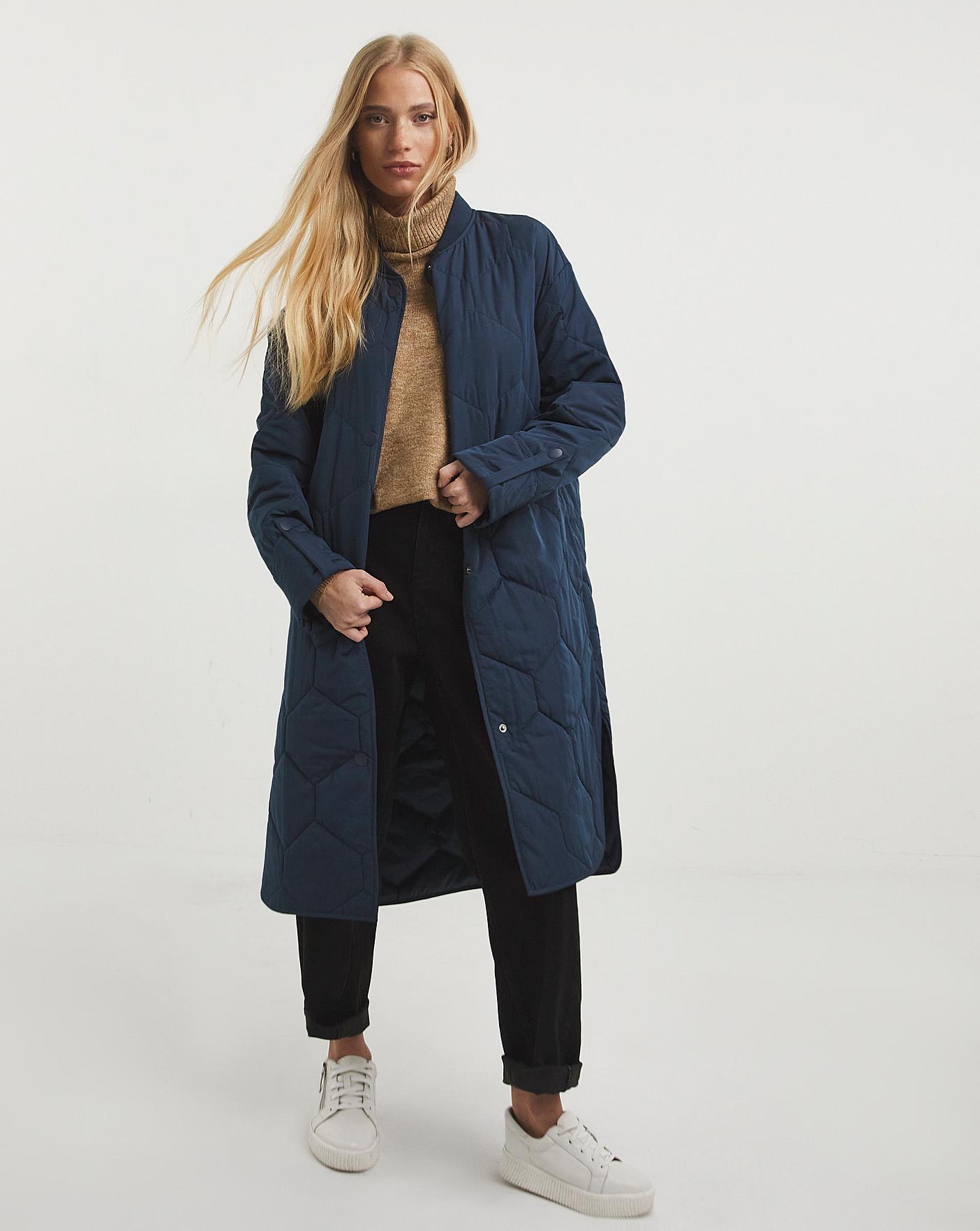 Whistles Kasis Long Quilted Coat | J D Williams