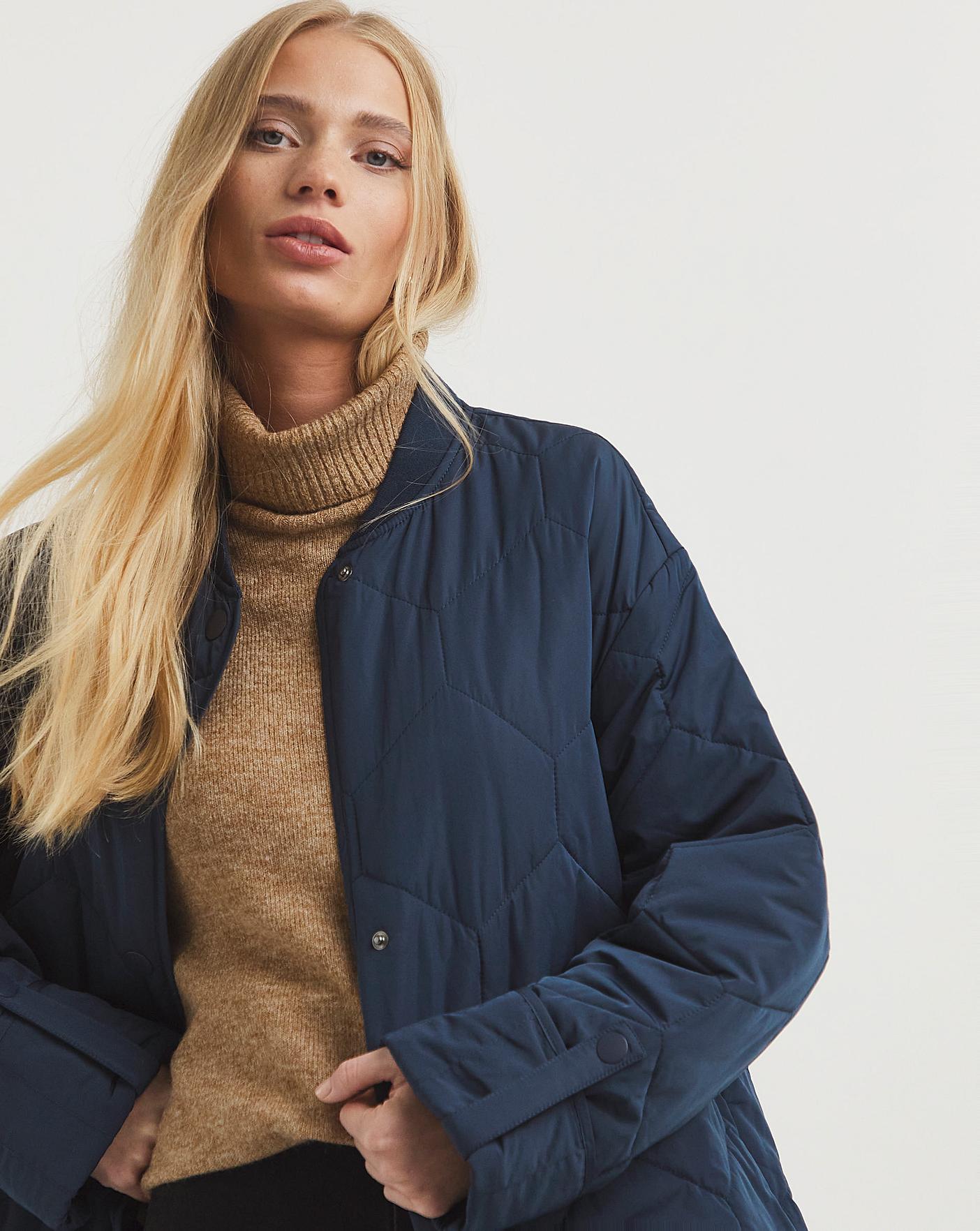 Whistles Kasis Long Quilted Coat Oxendales