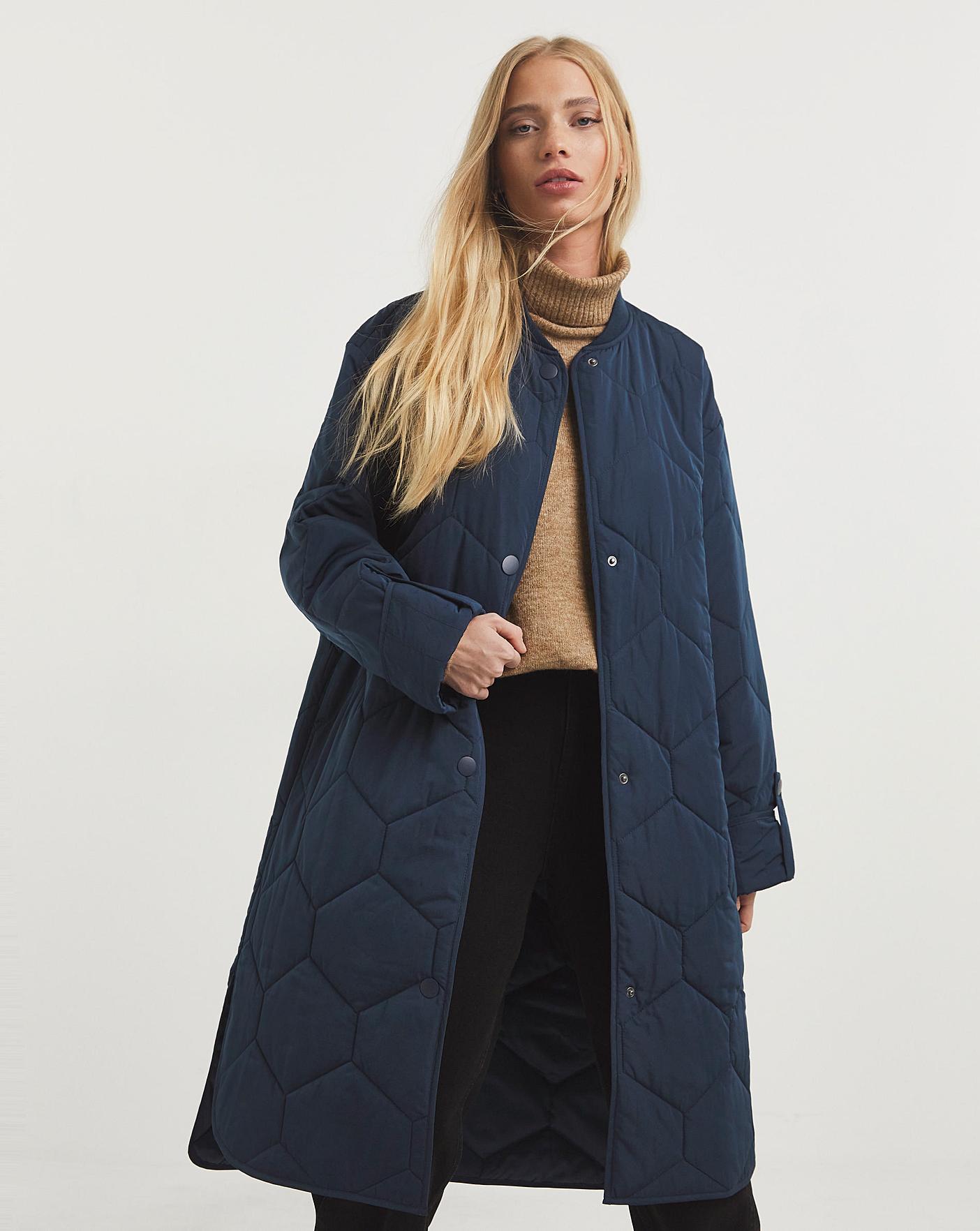 Whistles Kasis Long Quilted Coat | J D Williams