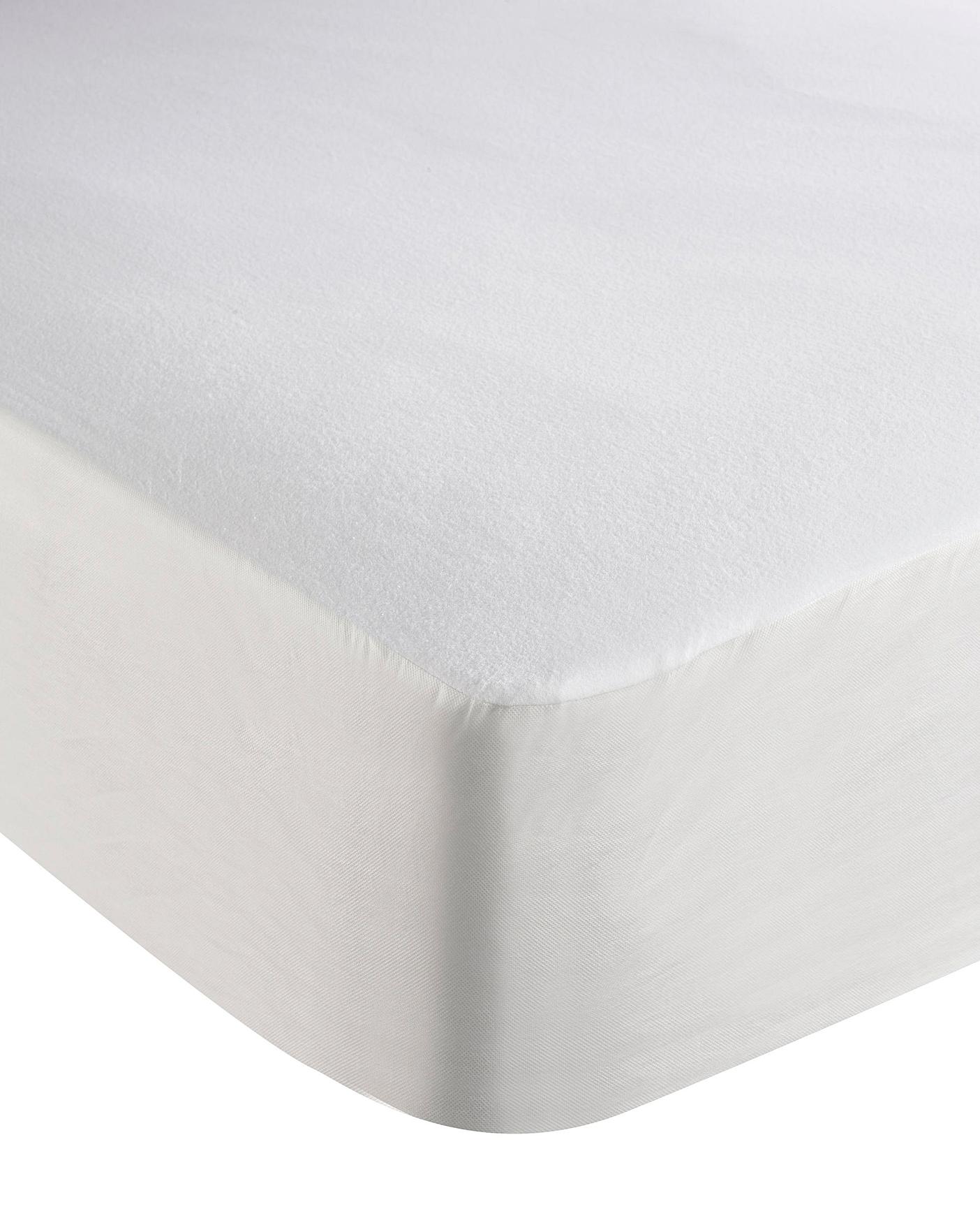 Cotton Soft Mattress Protector J D Williams
