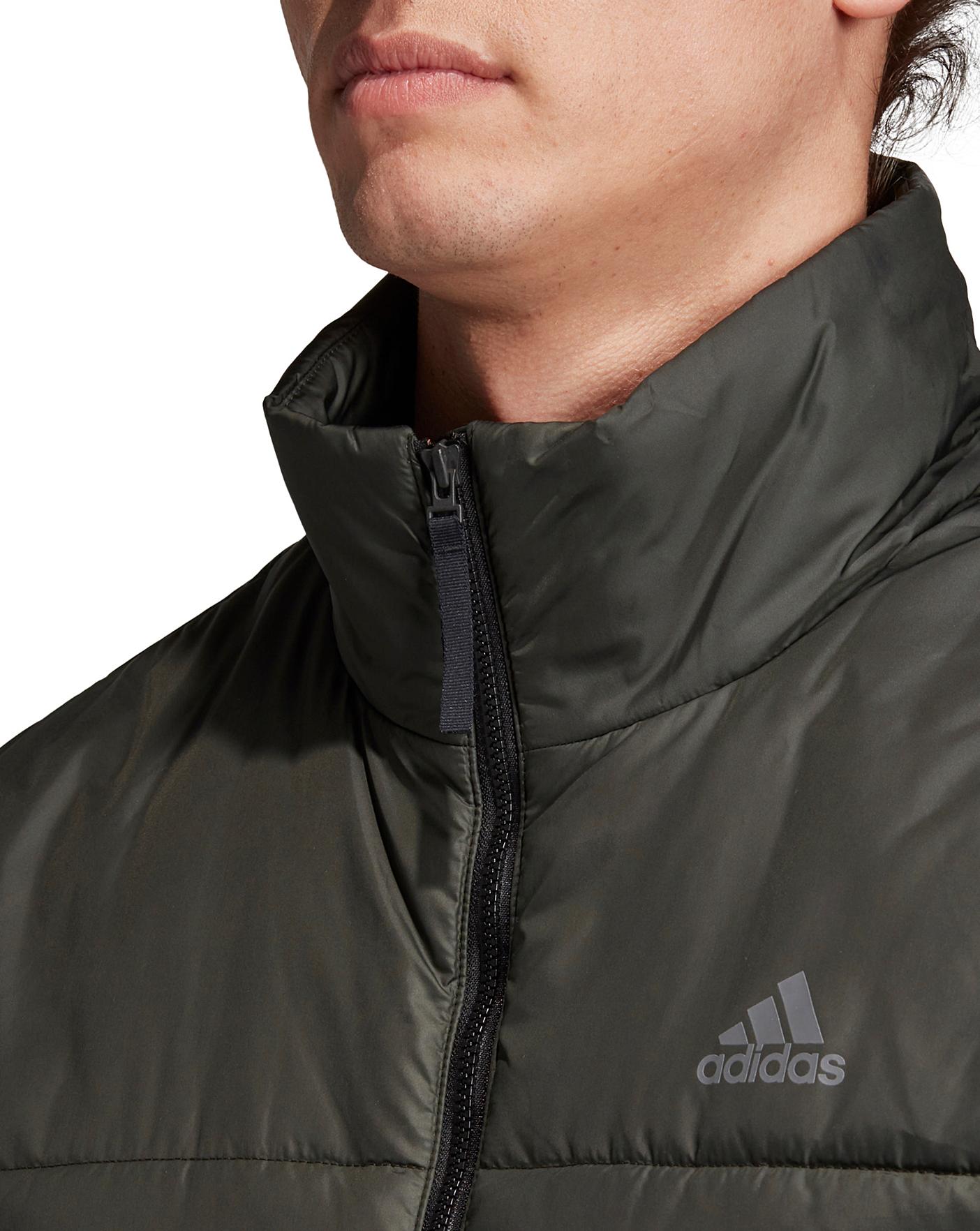 adidas 3 stripe insulated jacket