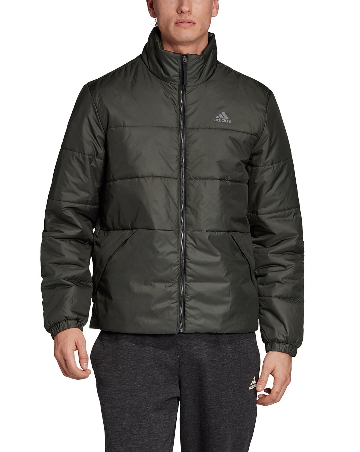 adidas 3 stripe insulated jacket