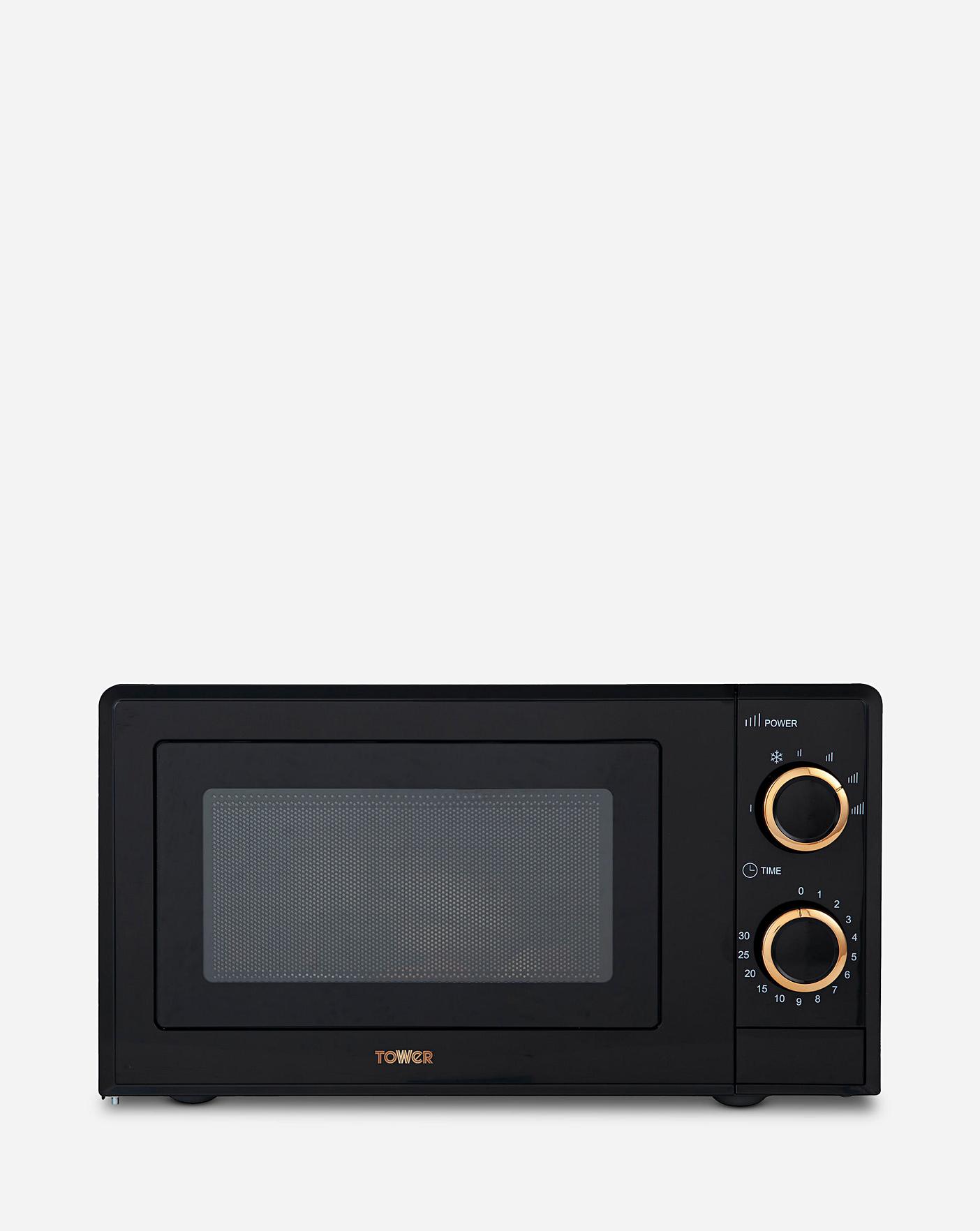 Black and online rose gold microwave