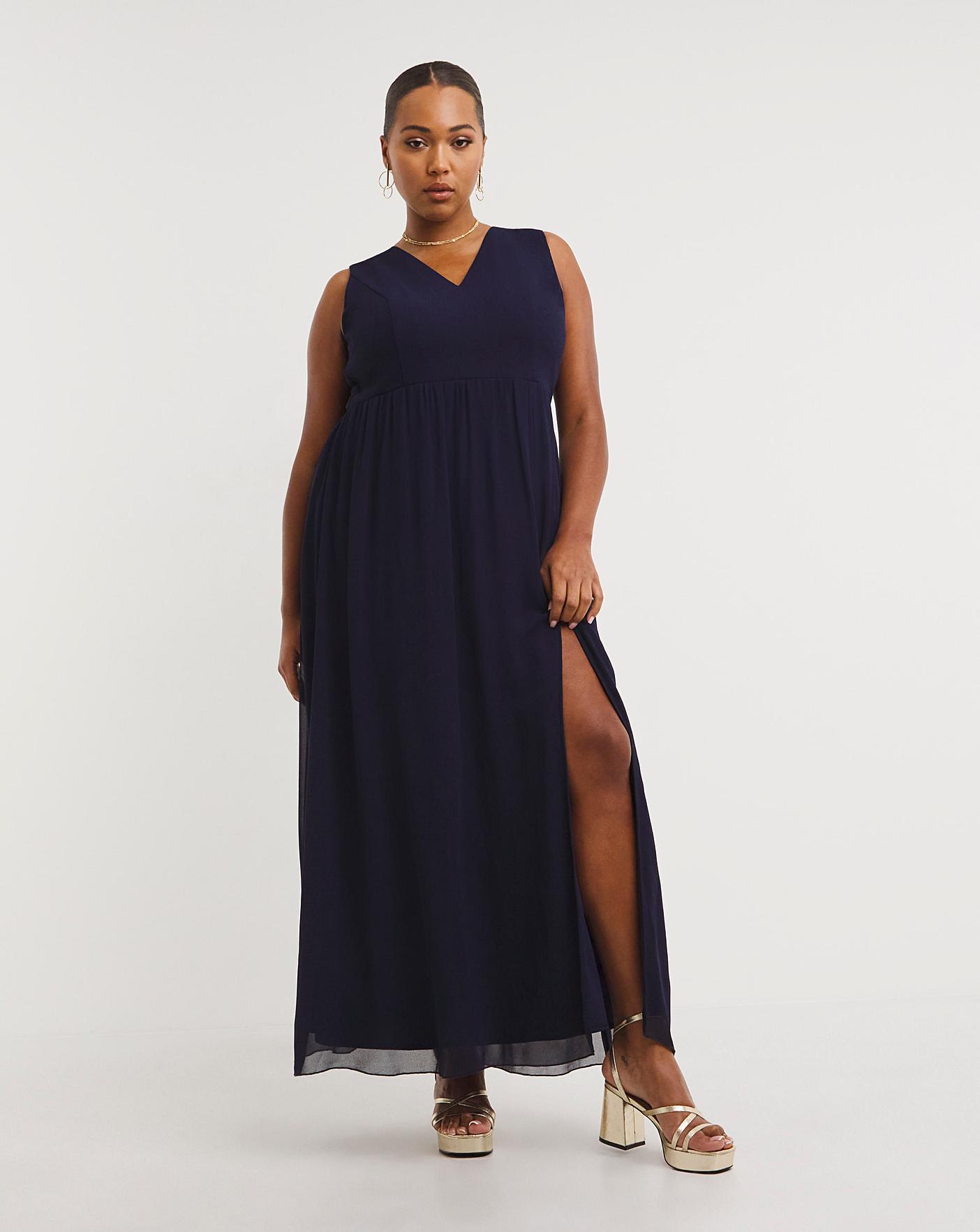 Little mistress curve store maxi dress