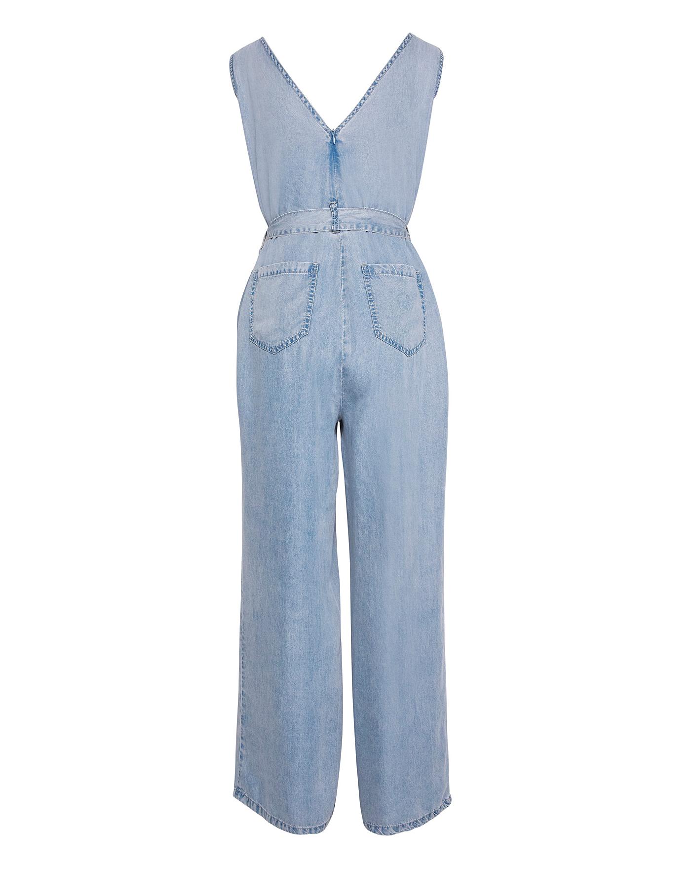 Lyocell Belted Jumpsuit | J D Williams