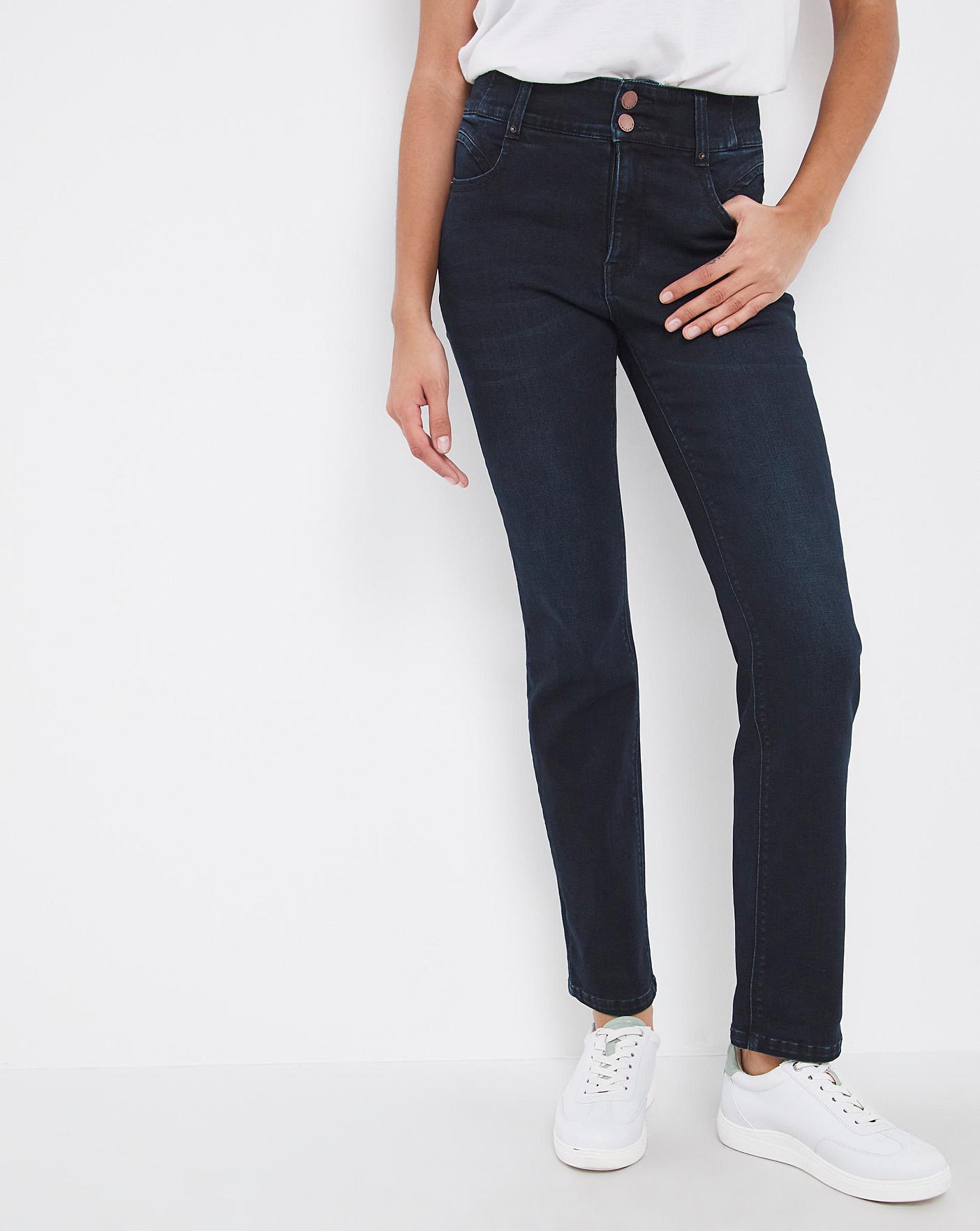 Dream Sculpt Indigo Straight Leg Jeans | J D Williams