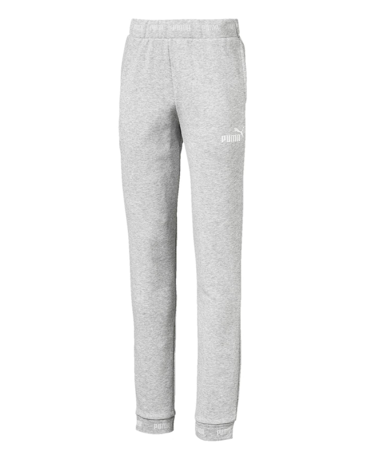 Puma Girls Grey Amplified Joggers | The Kids Division