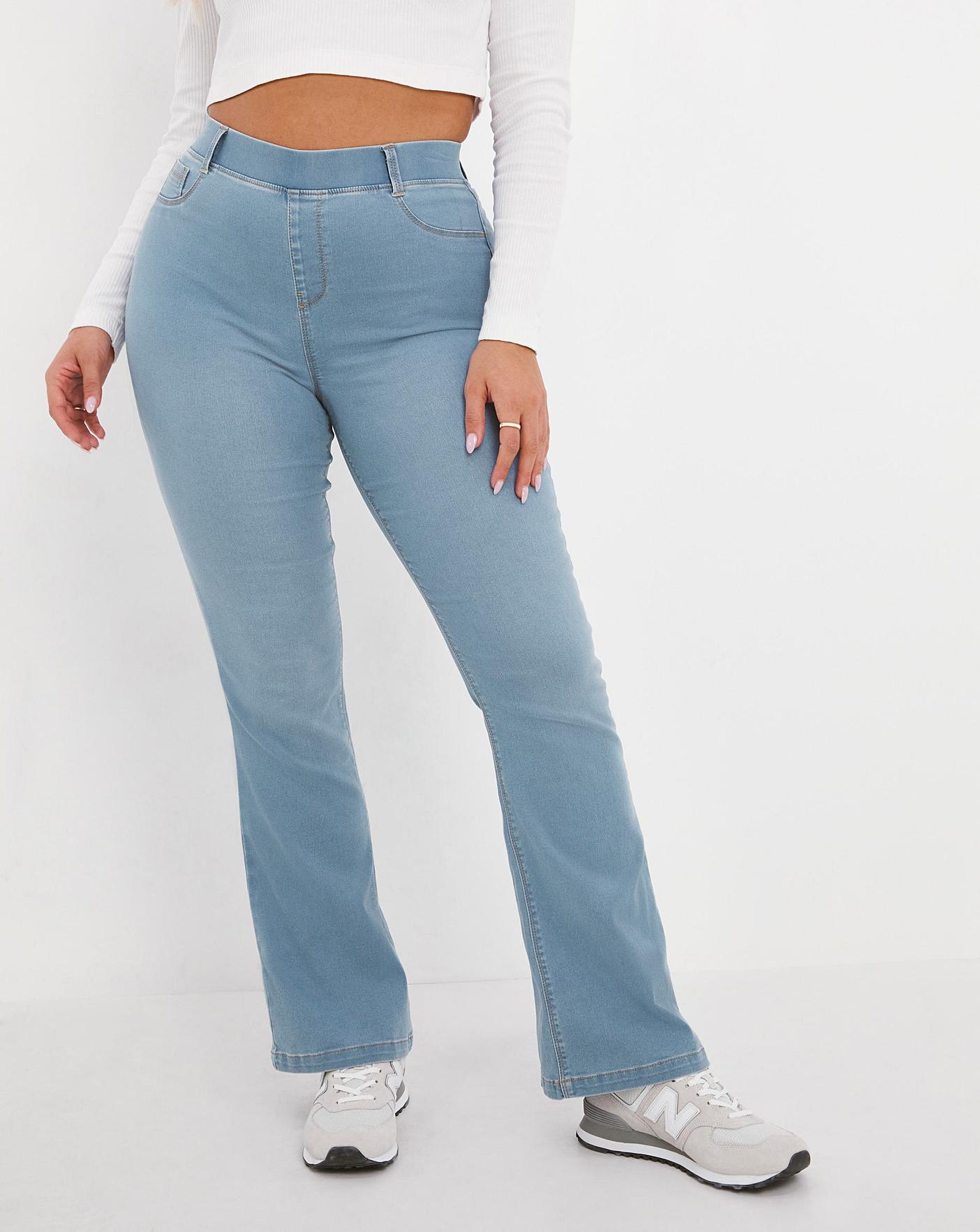 Erin Light Blue Bootcut Jeggings 