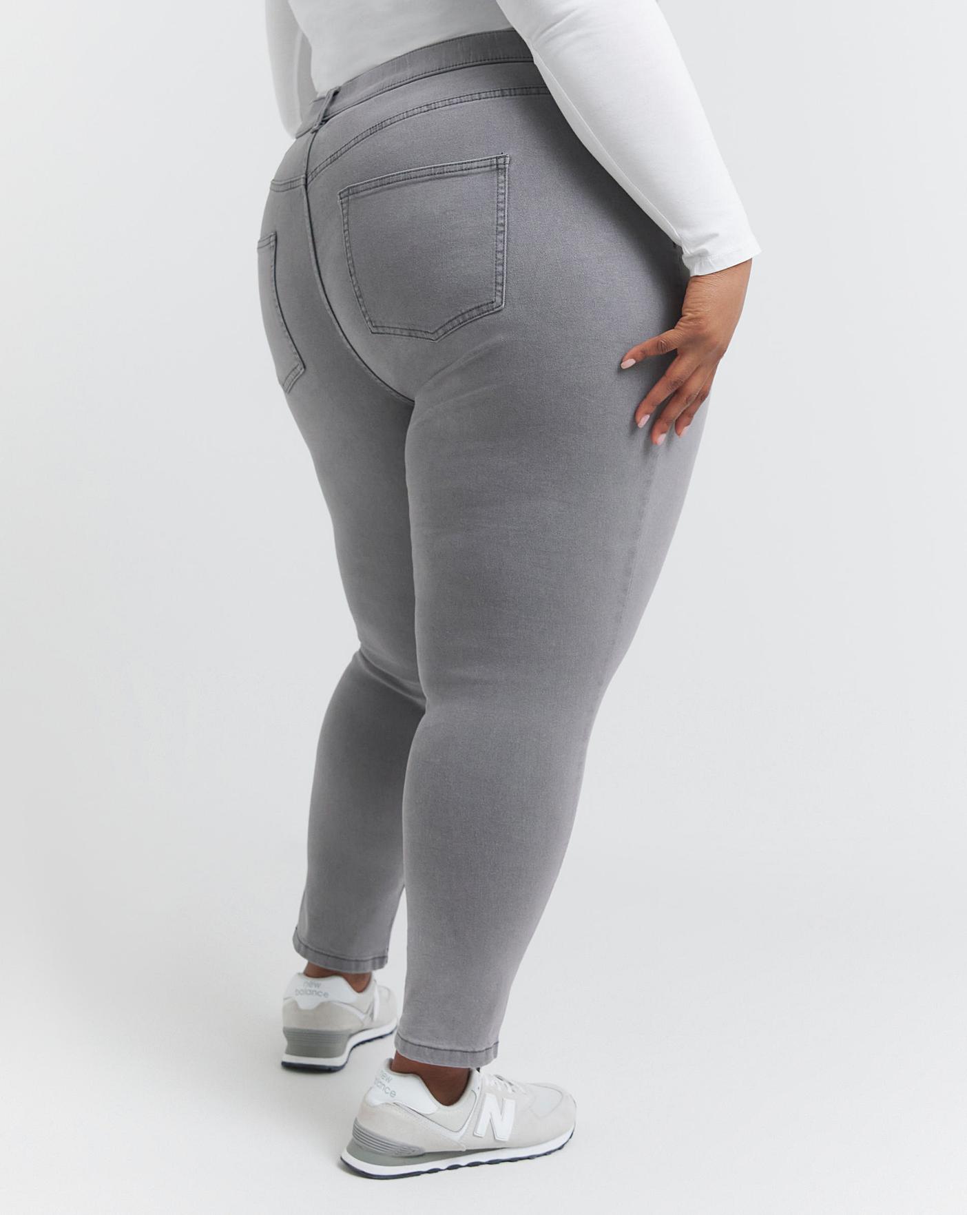 Womens grey best sale skinny pants