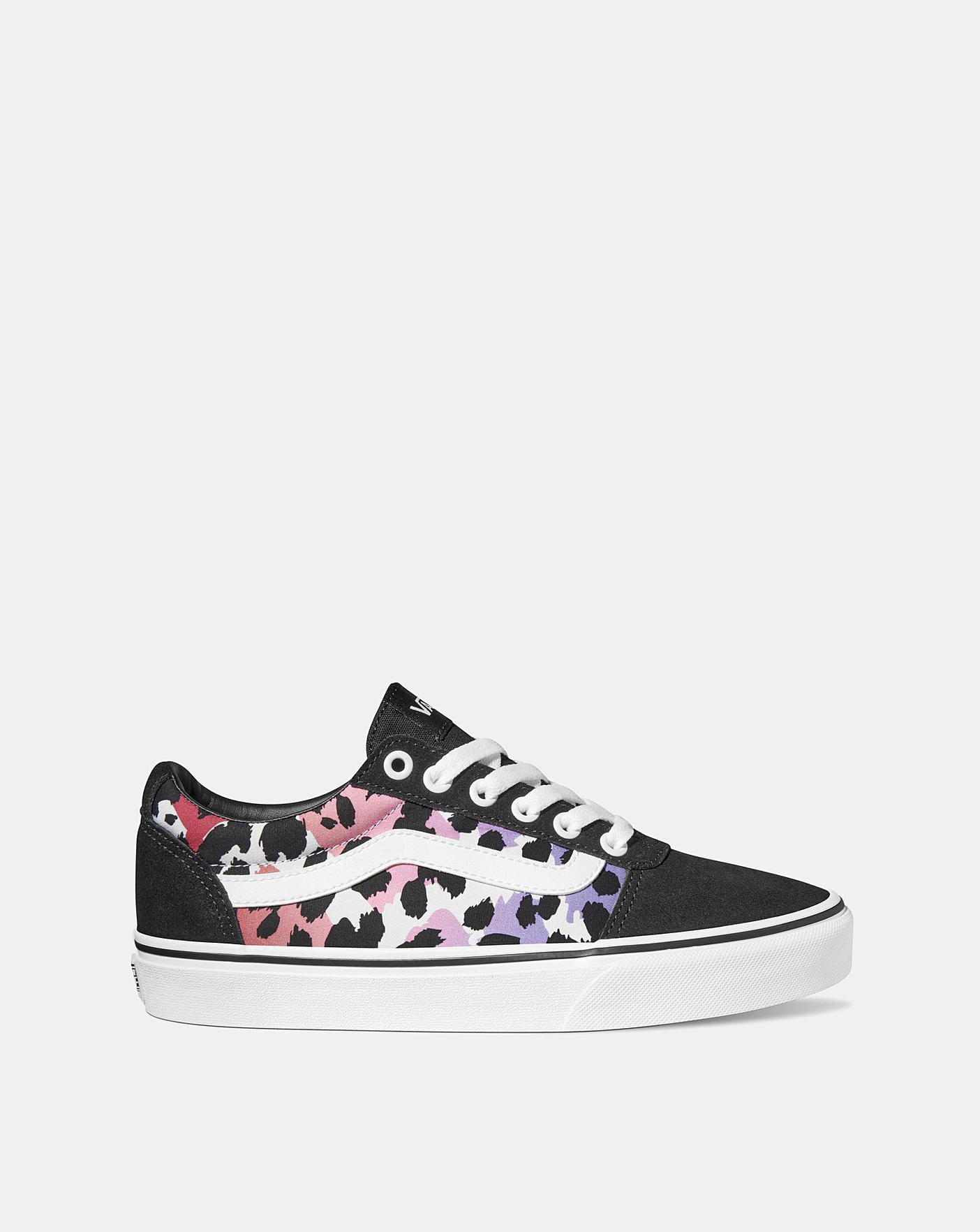 Leopard print stripe clearance vans