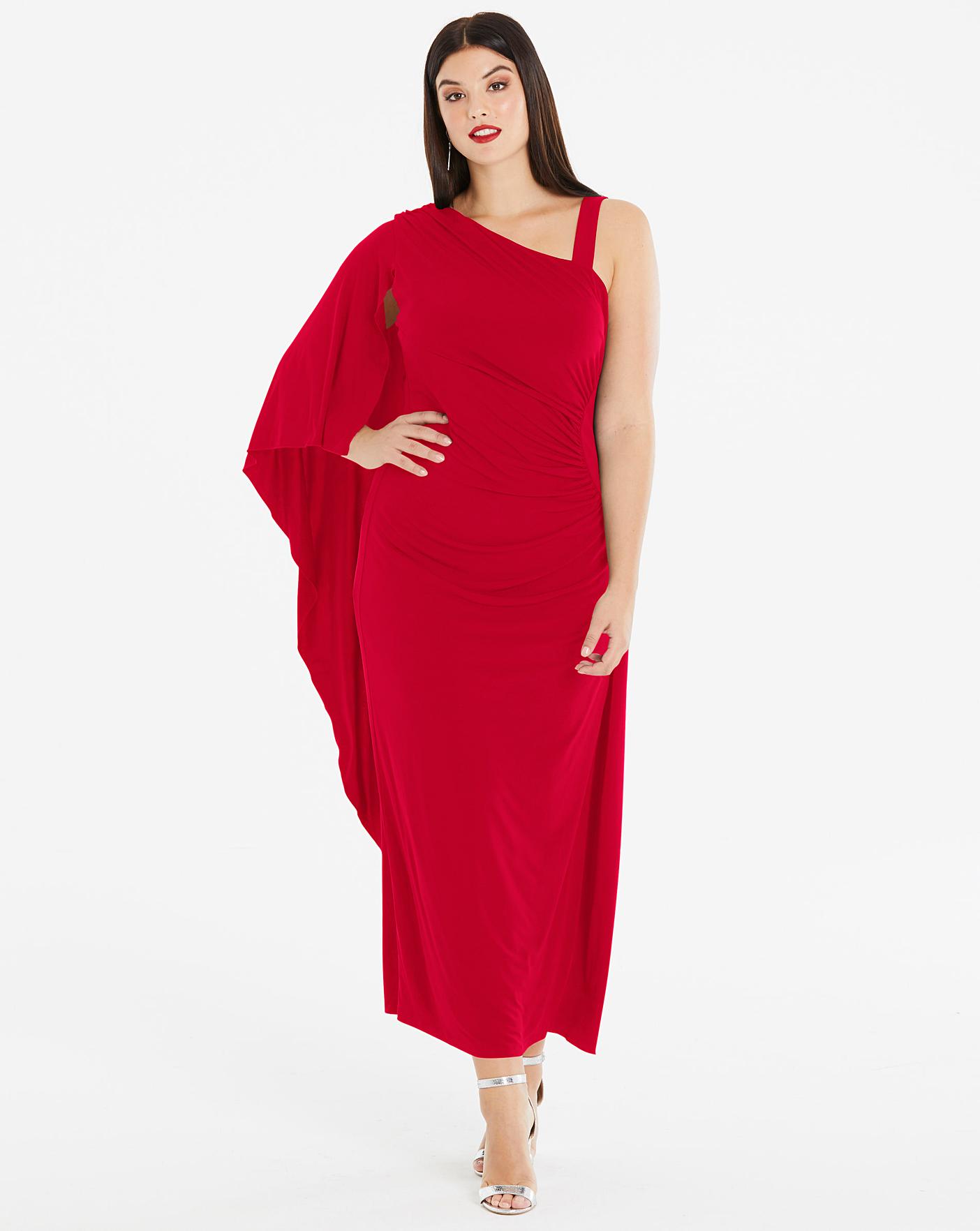 one side long dress