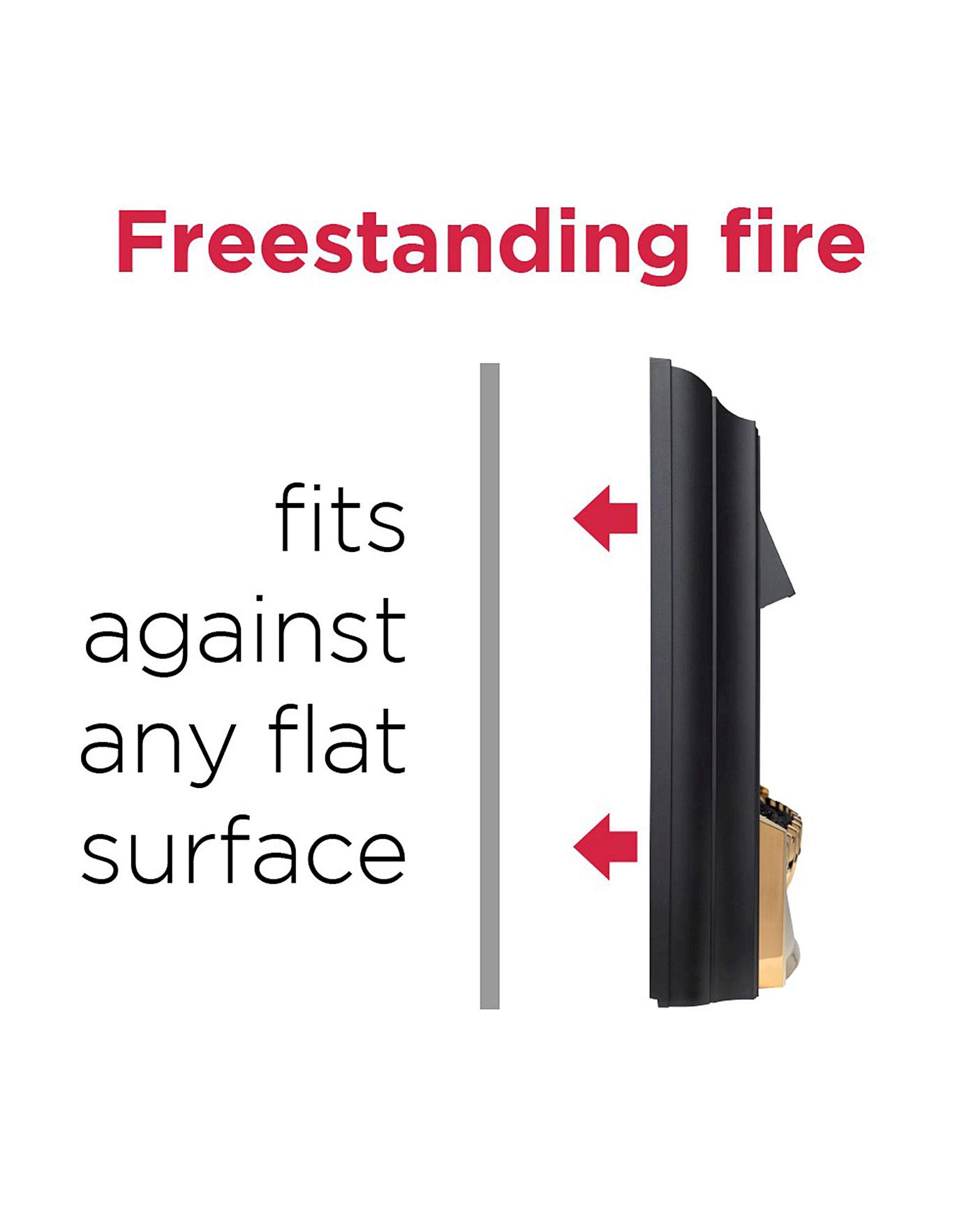 Dimplex Cheriton Brass Electric Fire | Home Essentials