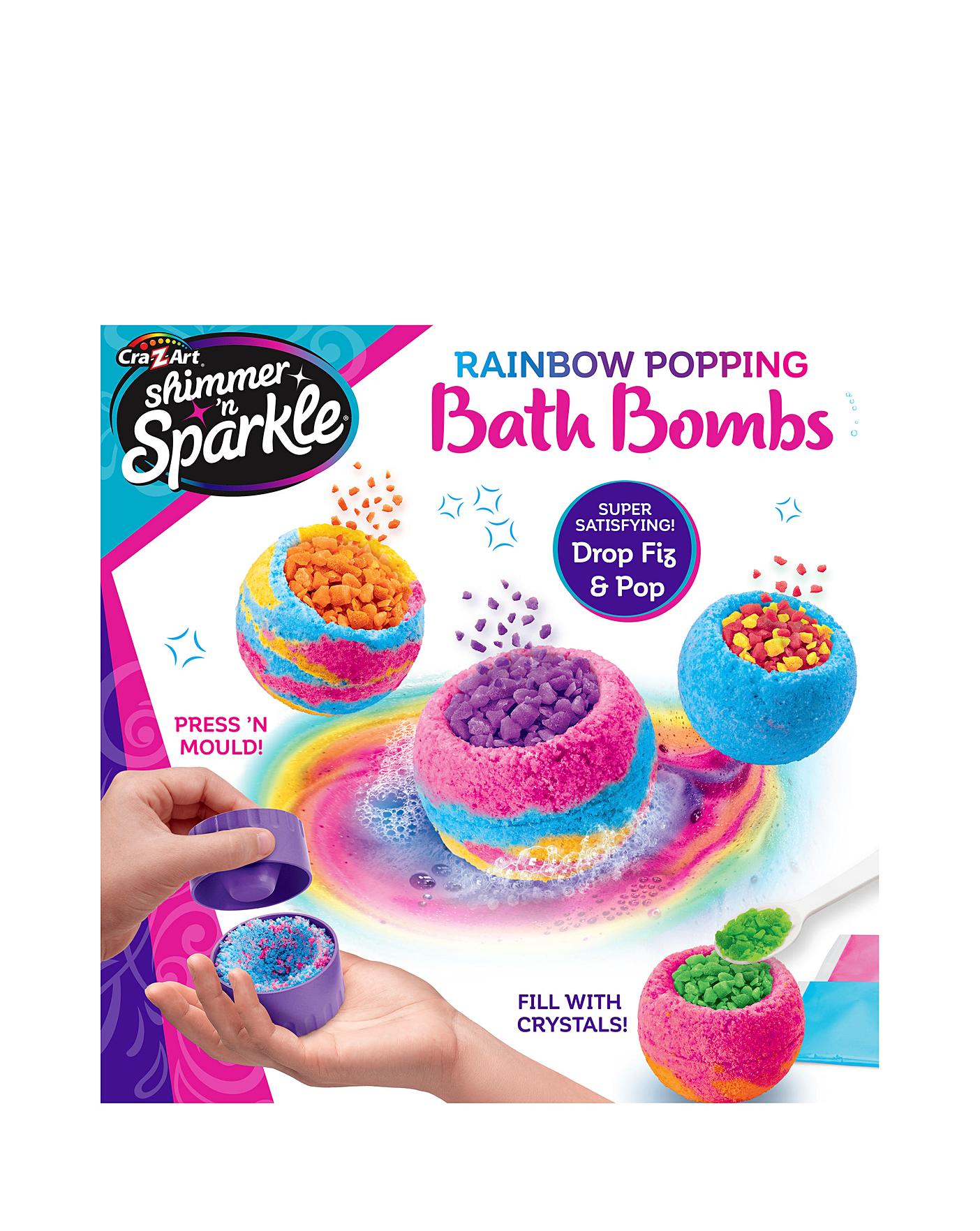 Shimmer 'N' Sparkle Rainbow Bath Bomb | J D Williams