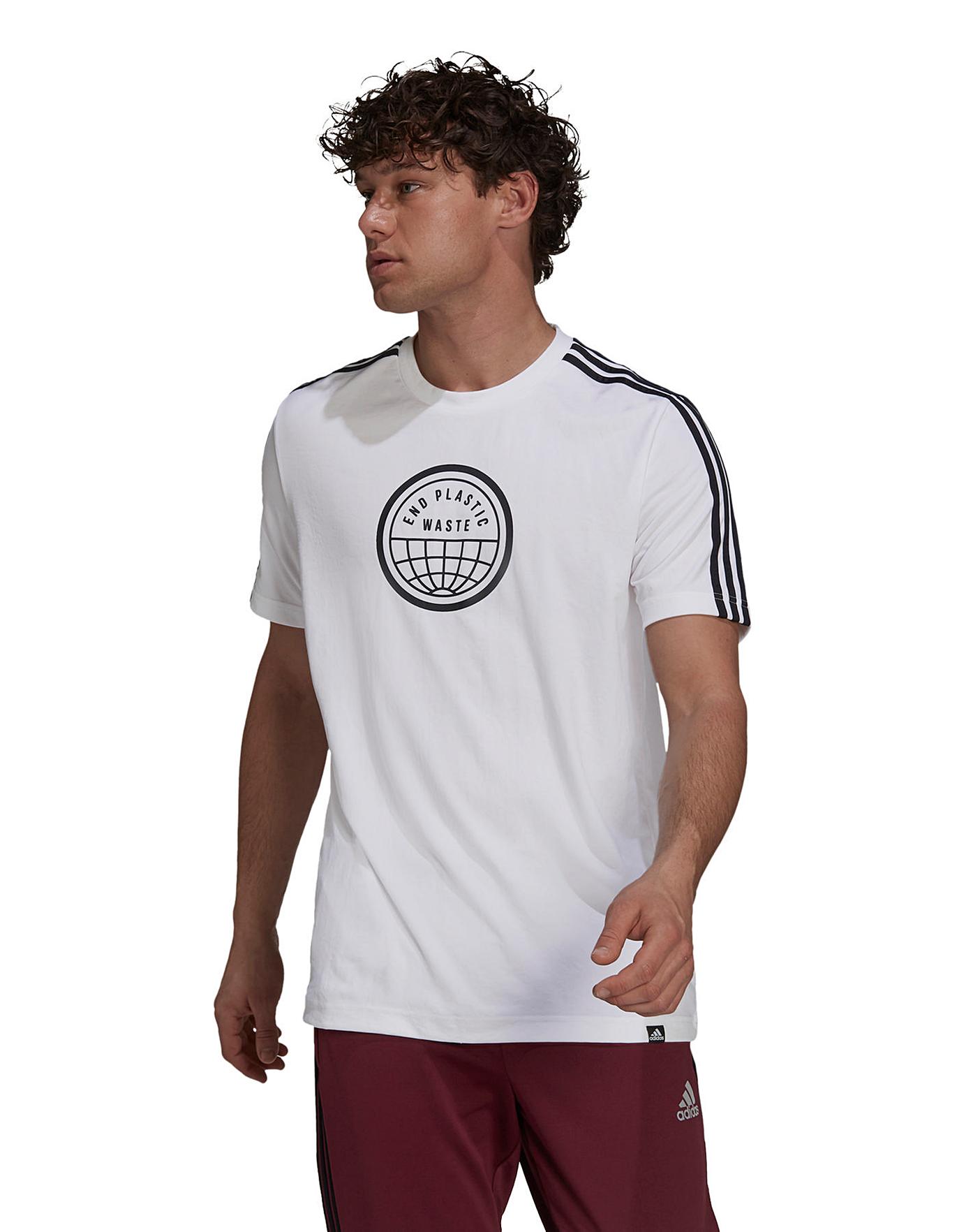adidas End Plastic Waste T-Shirt | Jacamo