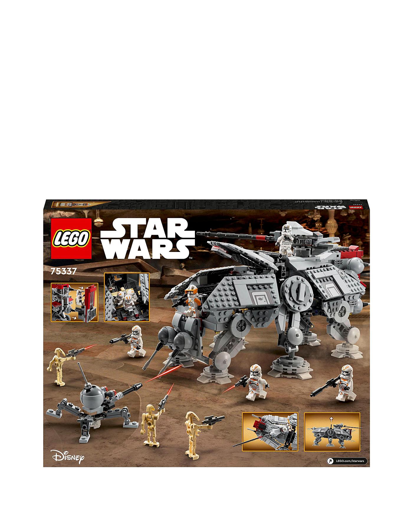 LEGO Star Wars AT-TE Walker Set with Dro | J D Williams