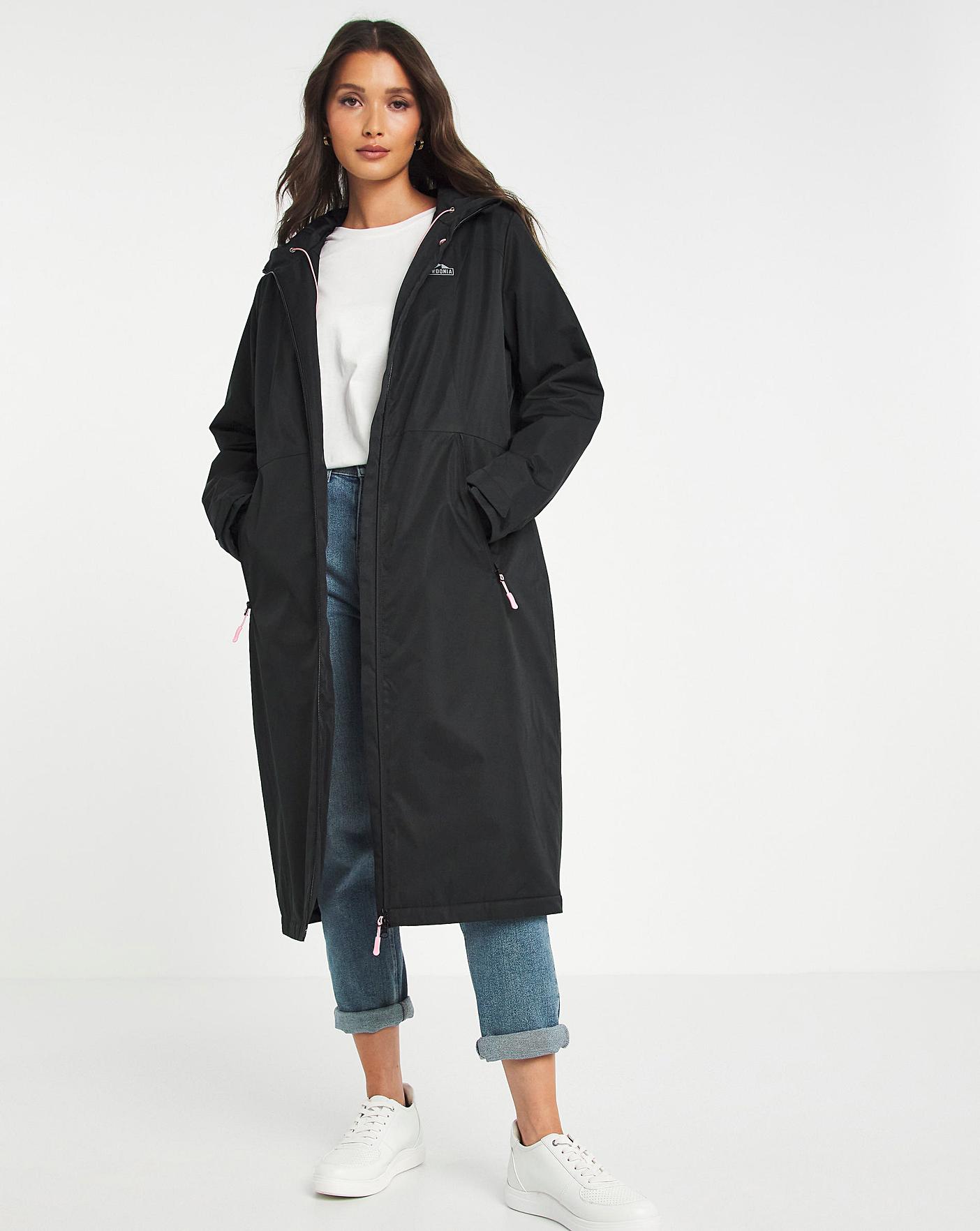 Snowdonia Black Long Insulated Jacket 