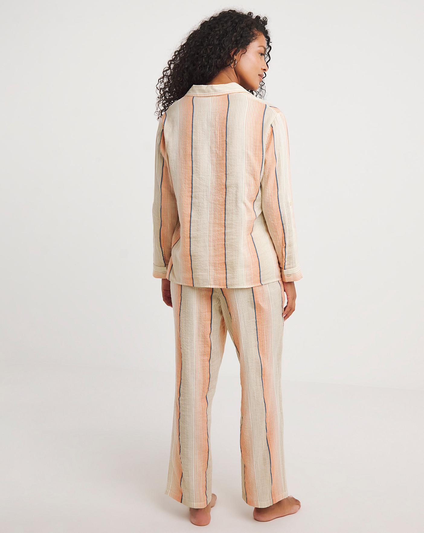 Stripe Cheesecloth Lounge Set Oxendales