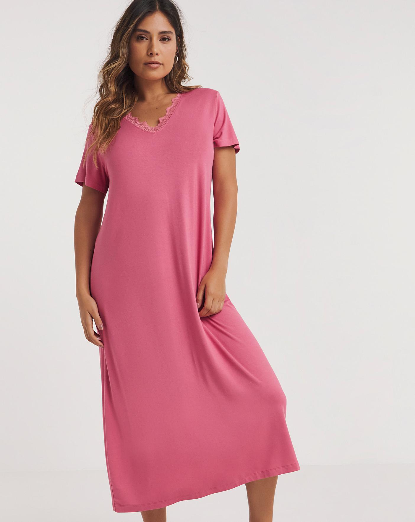 Pretty Secrets Viscose Midi Nightie | Ambrose Wilson