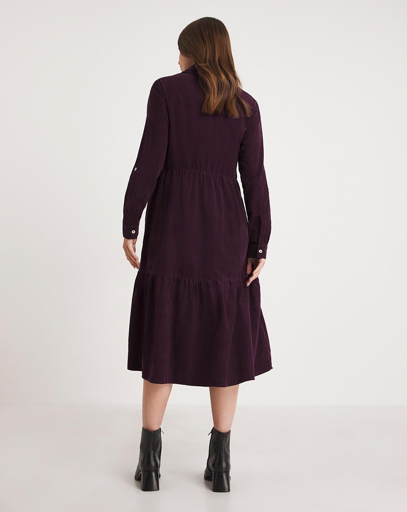 Julipa Cord Midi Dress J D Williams