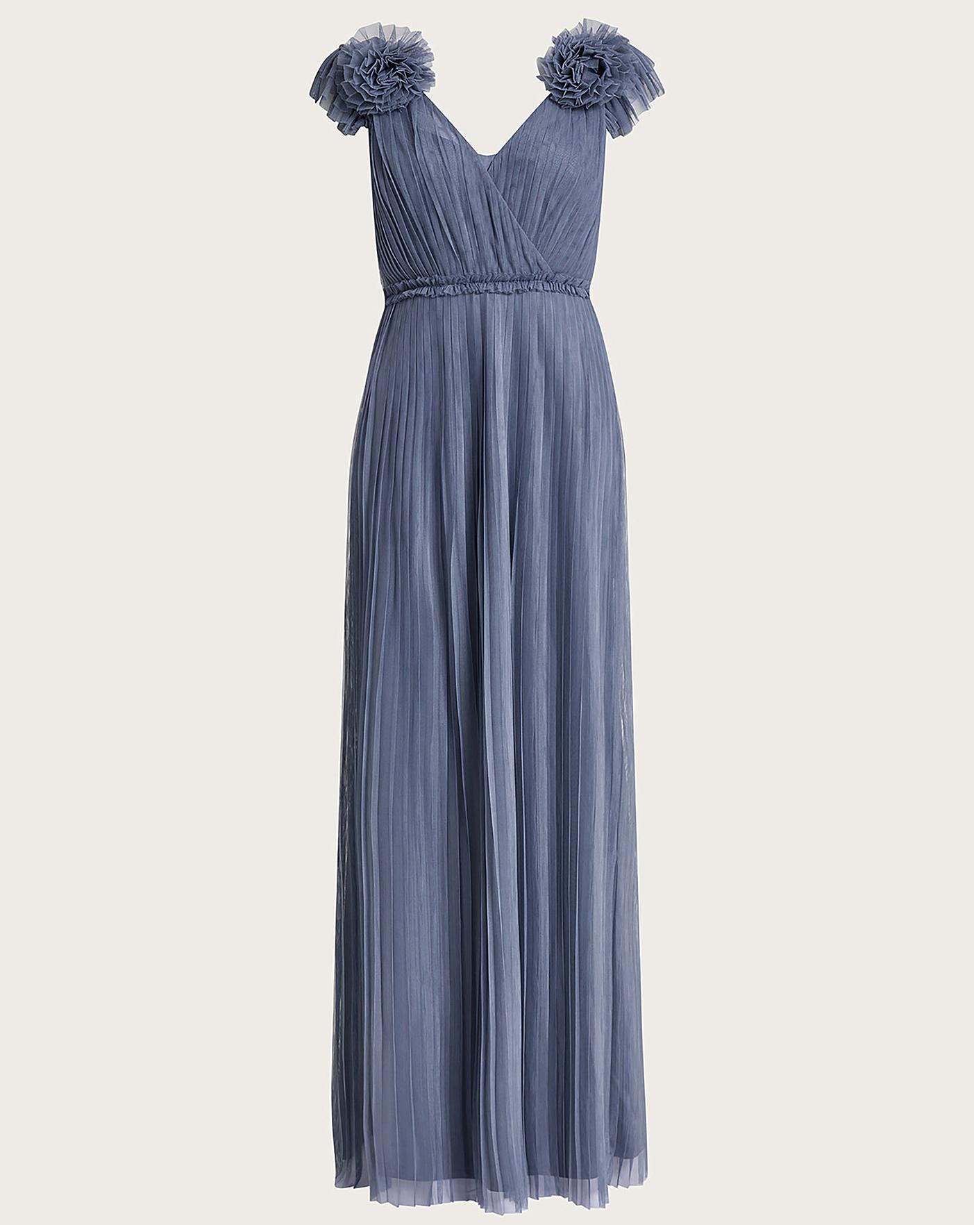 Monsoon blue bridesmaid outlet dress