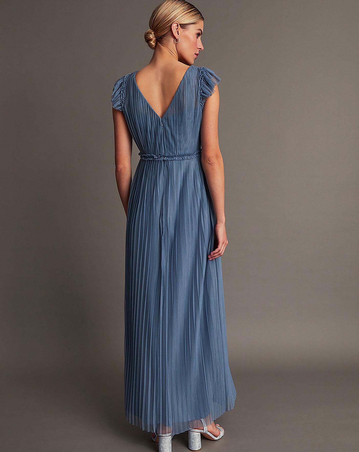 Monsoon Wendy Pleated Maxi Dress Oxendales