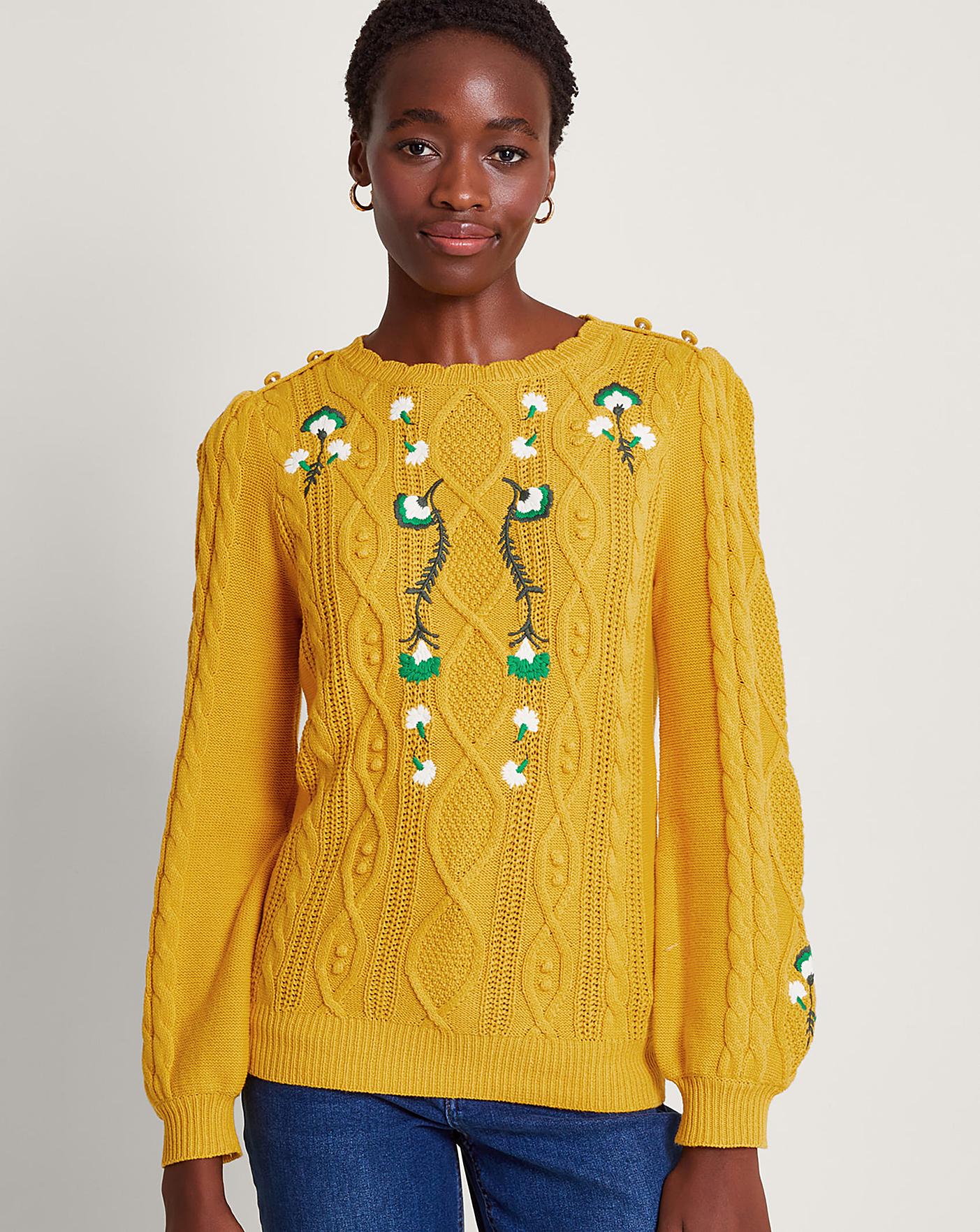 Monsoon Etta Embroidered Jumper J D Williams