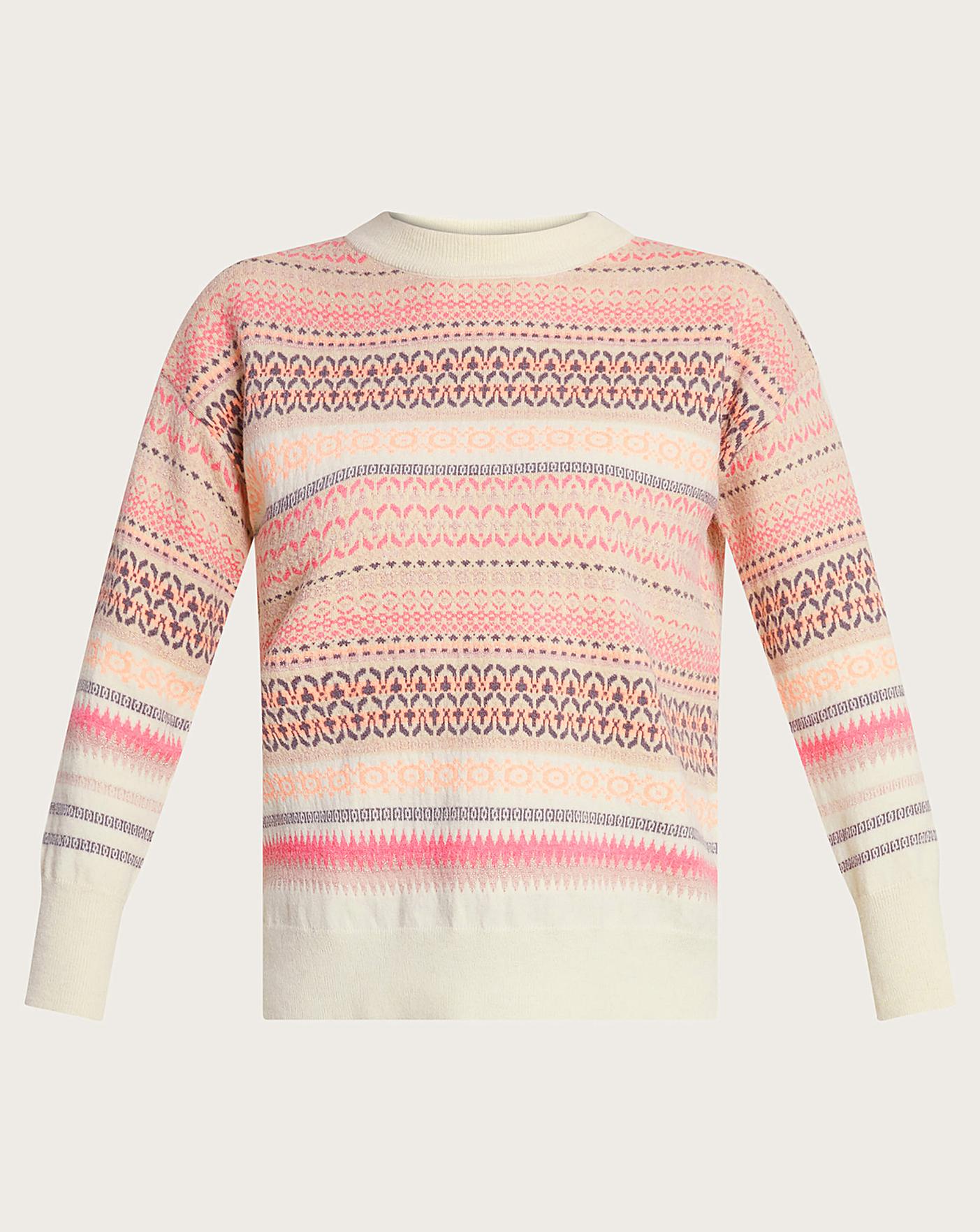 Monsoon fairisle cheap jumper