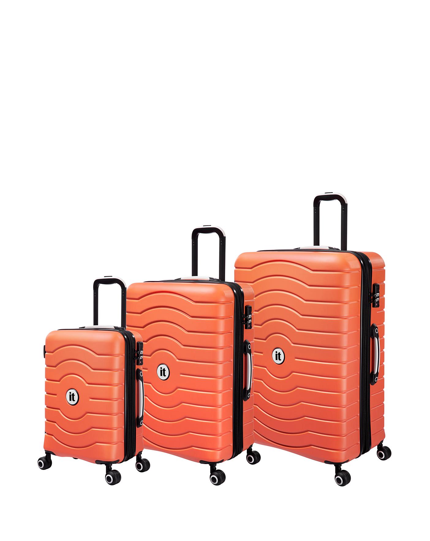 Orange luggage carry on online