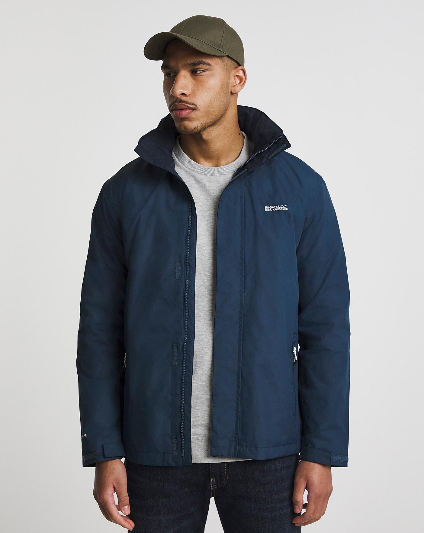 Regatta mens matt waterproof on sale jacket