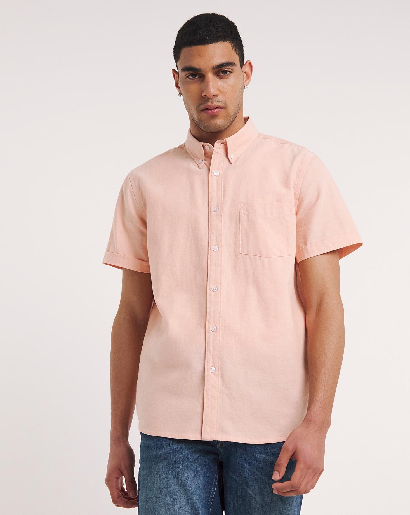 Short Sleeve Oxford Shirt | Premier Man