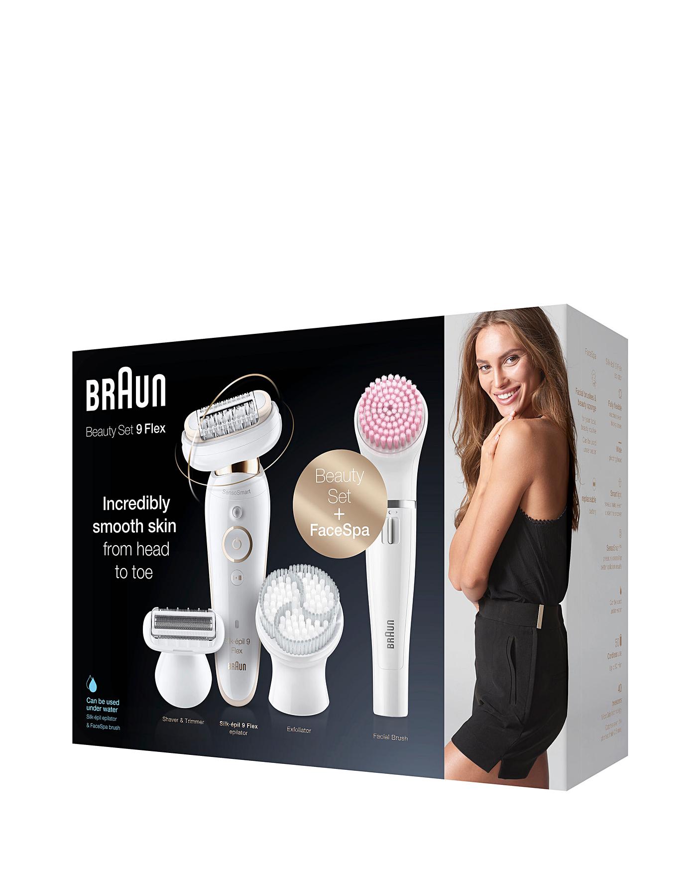Buy Braun Silkpil 9 Flex 9100 Beauty Set Epilator, Flexible Head
