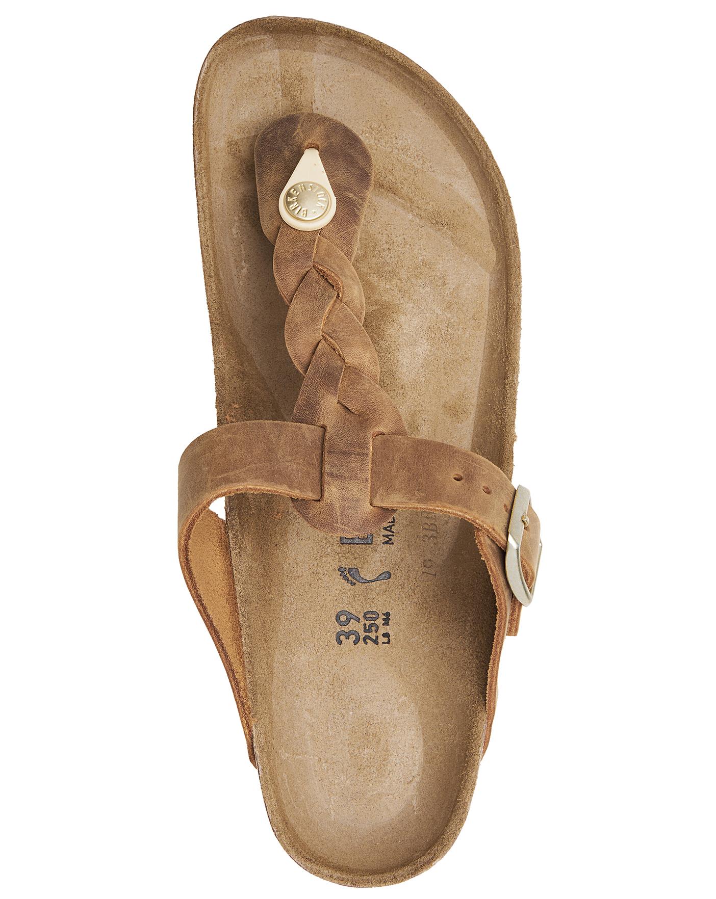 Gizeh Braided Leather Toe Post Sandals Premier Man