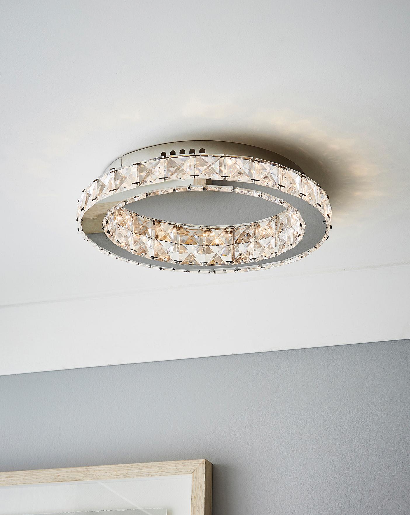 Leah Halo Fitted Ceiling Light