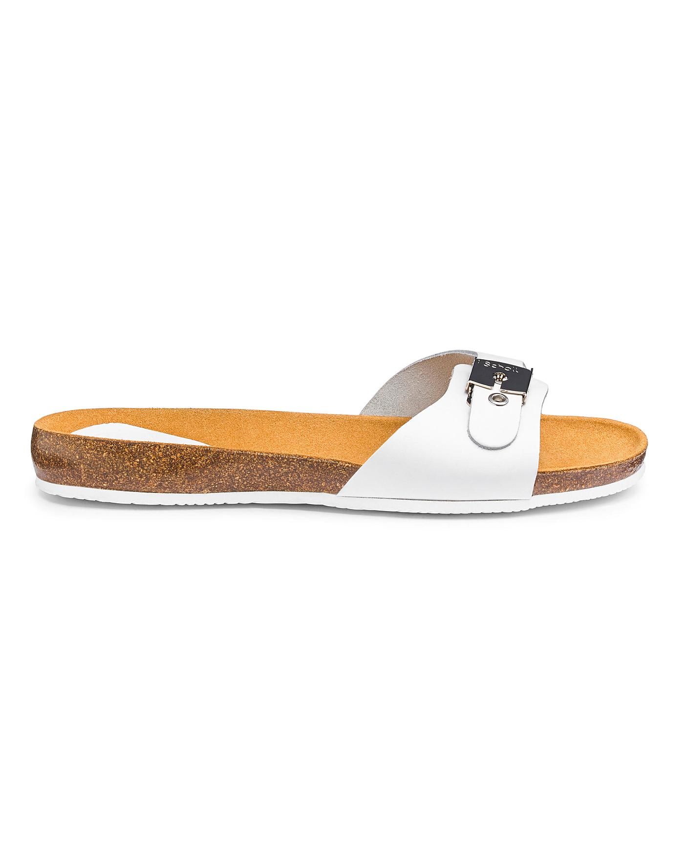 Scholl Bahama 2.0 Soft Bioprint insole mule sandals