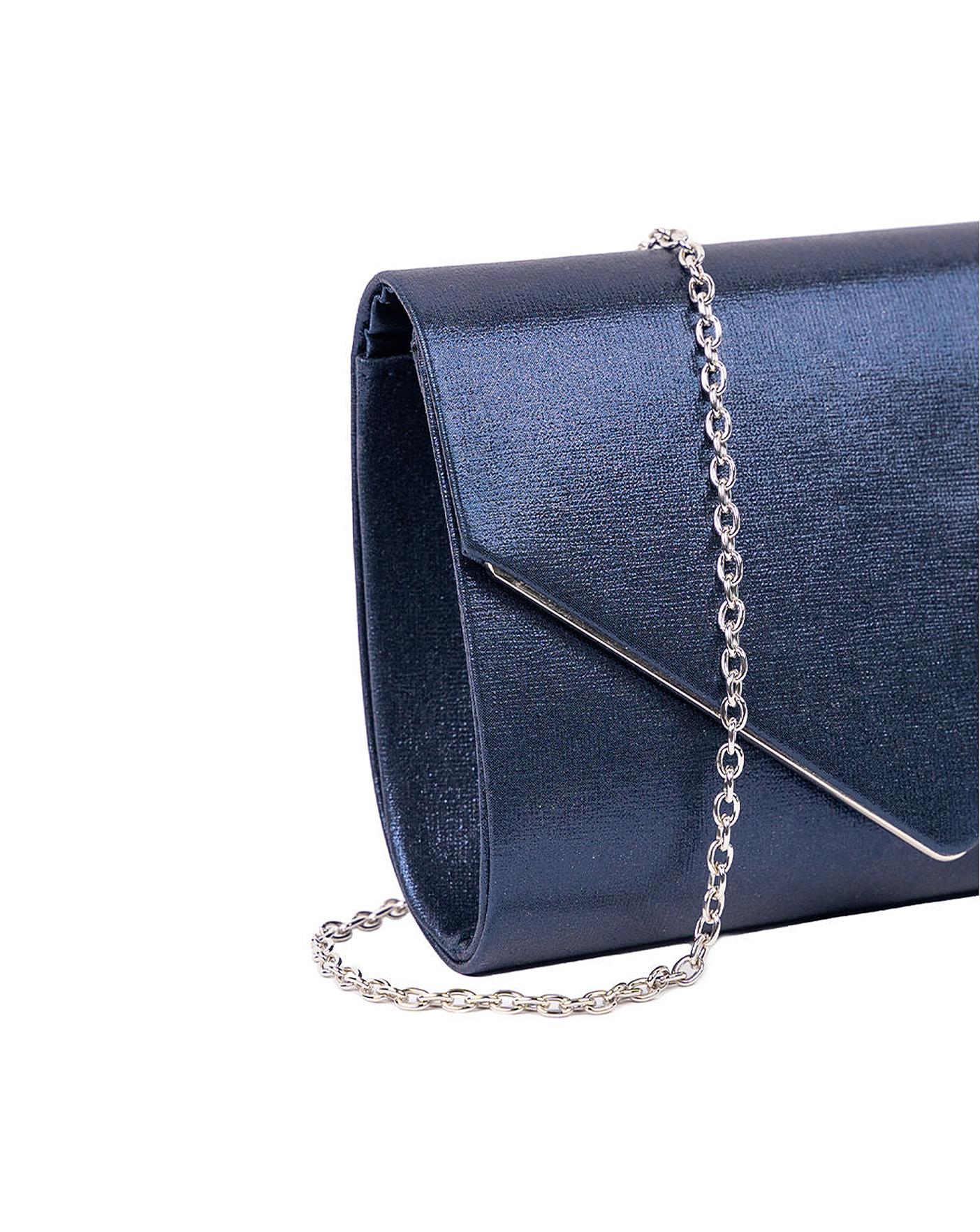 Navy blue clutch bag clearance