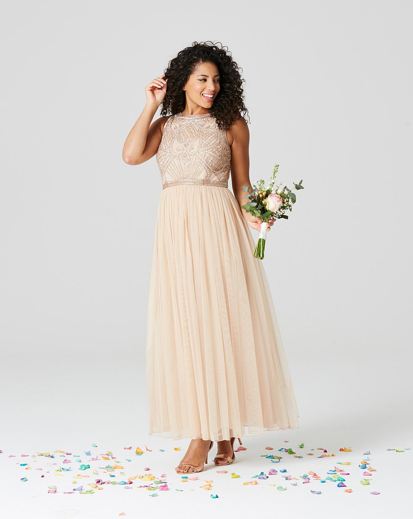 joanna hope embroidered maxi dress
