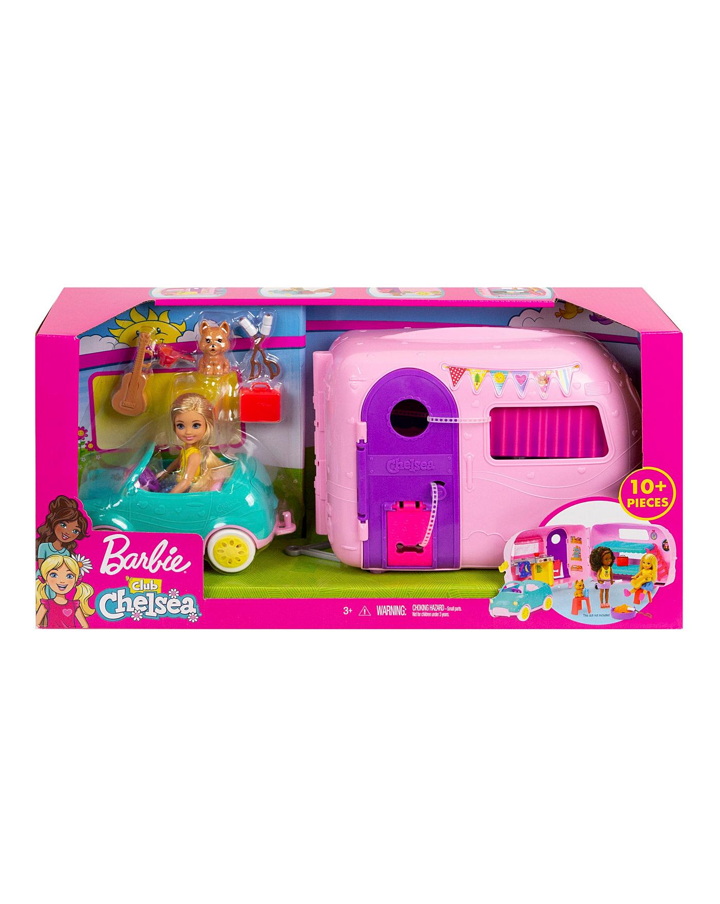 barbie car camper