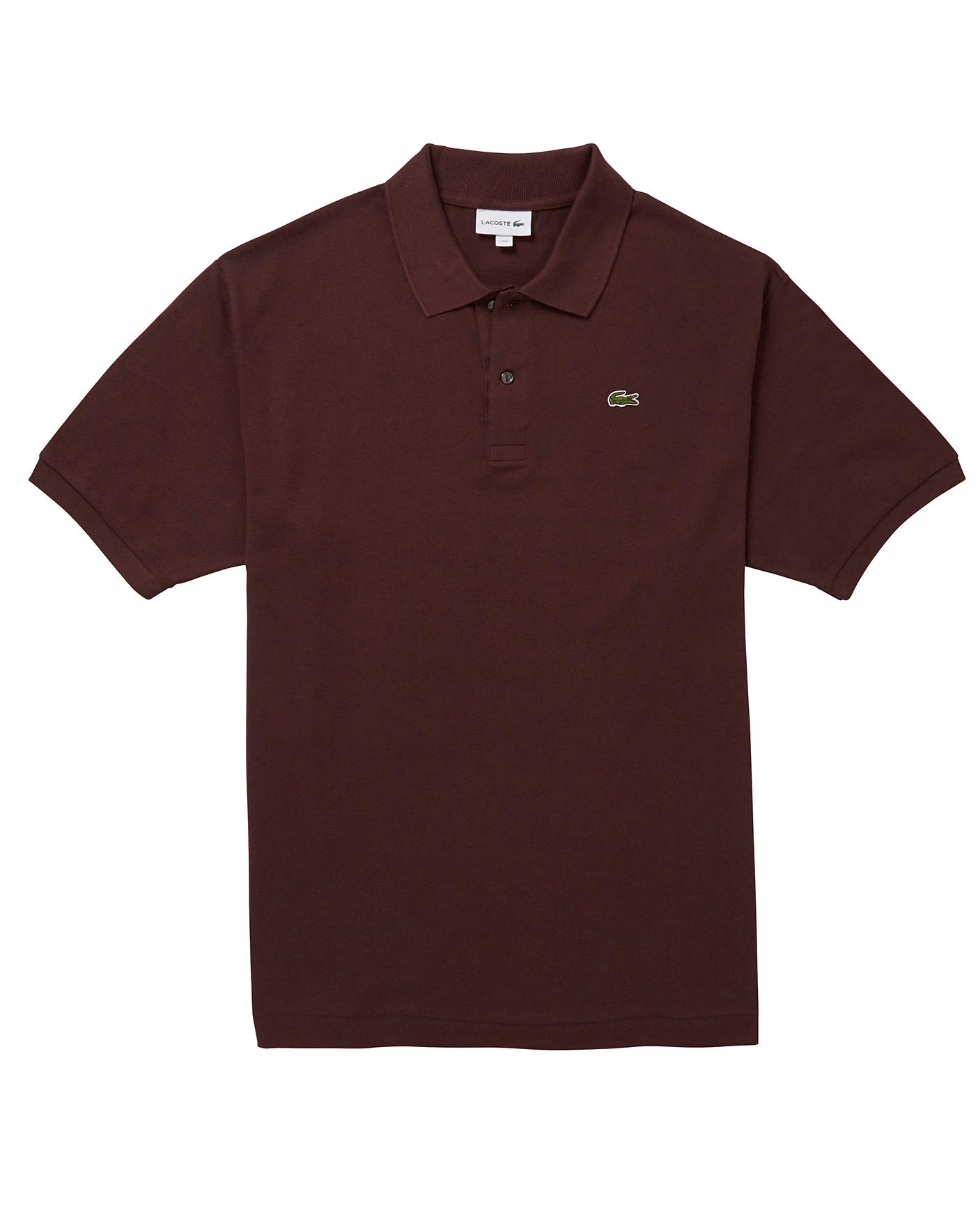 lacoste plain shirt