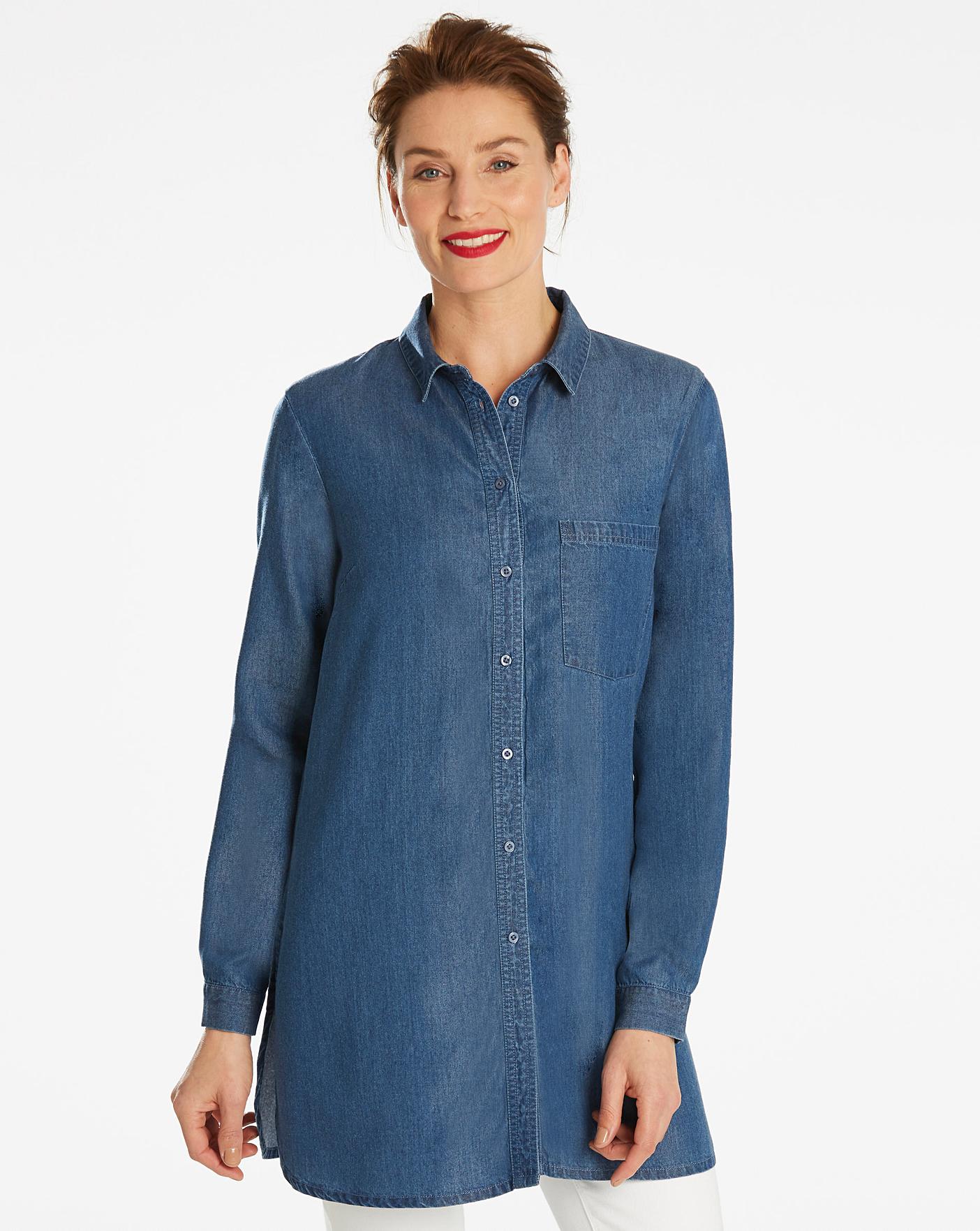 tencel denim shirt