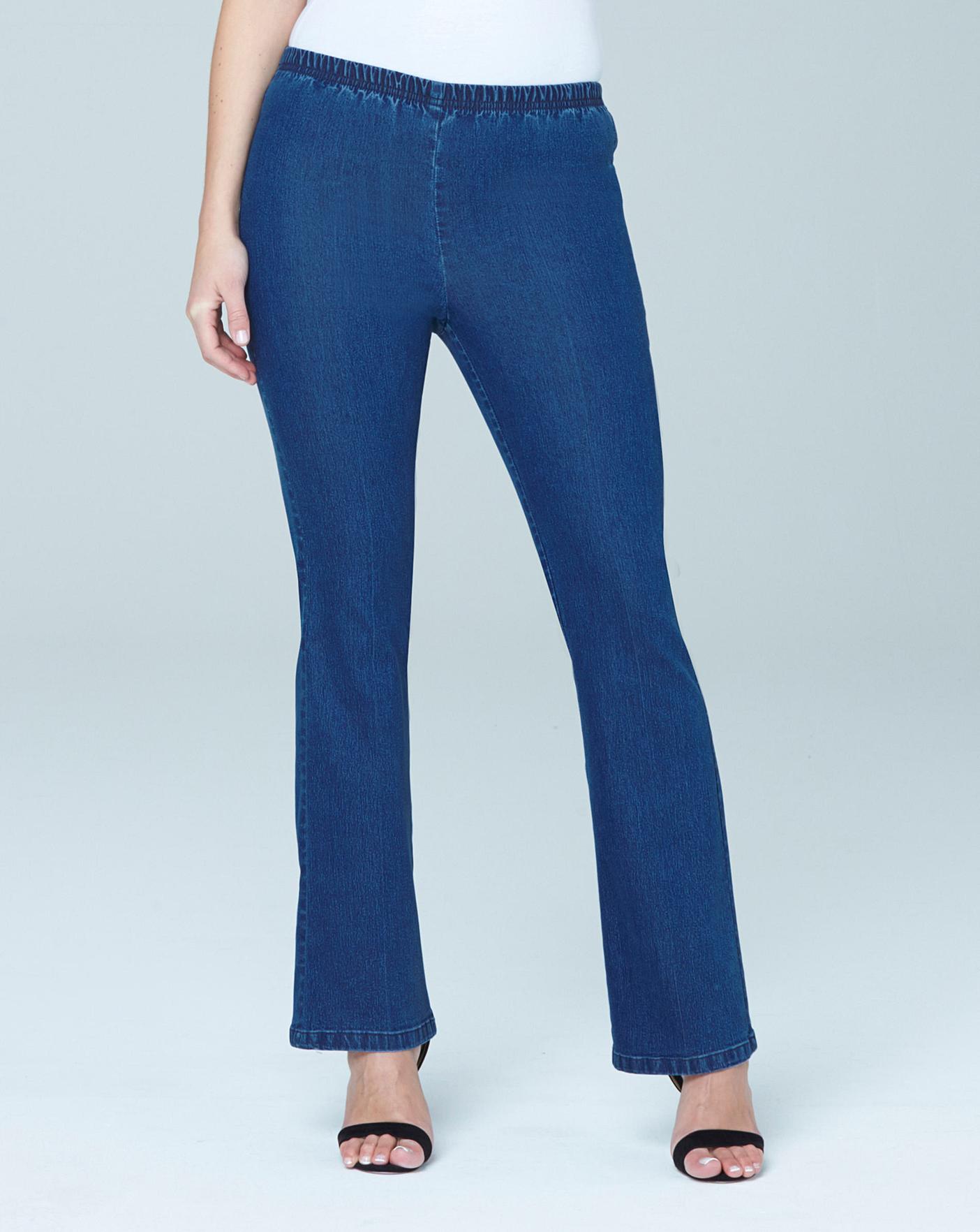 Bootcut Pull-On Jeggings Long | Simply Be