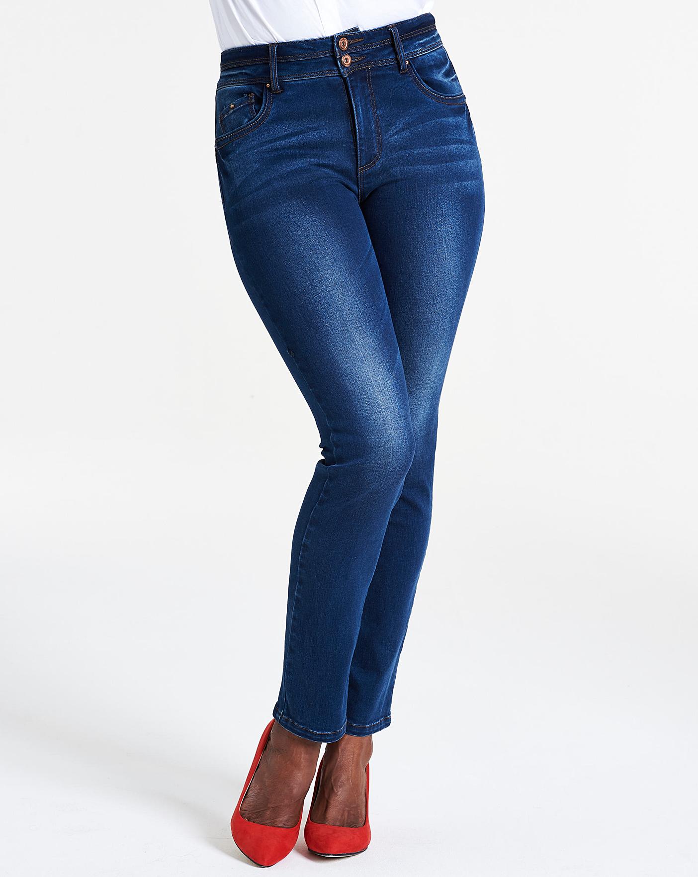 shape and sculpt straight leg jeans