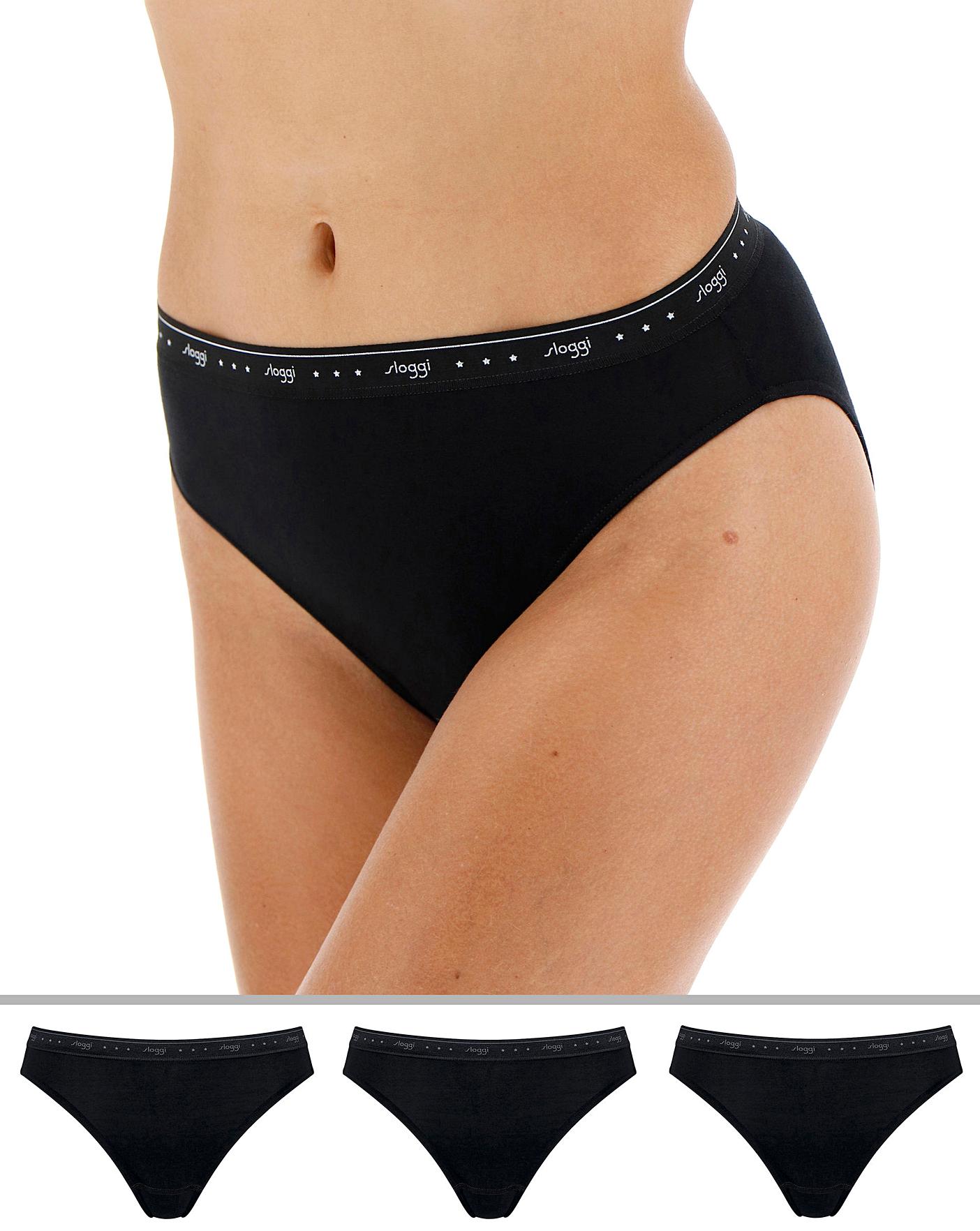 sloggi 3 pack full knickers
