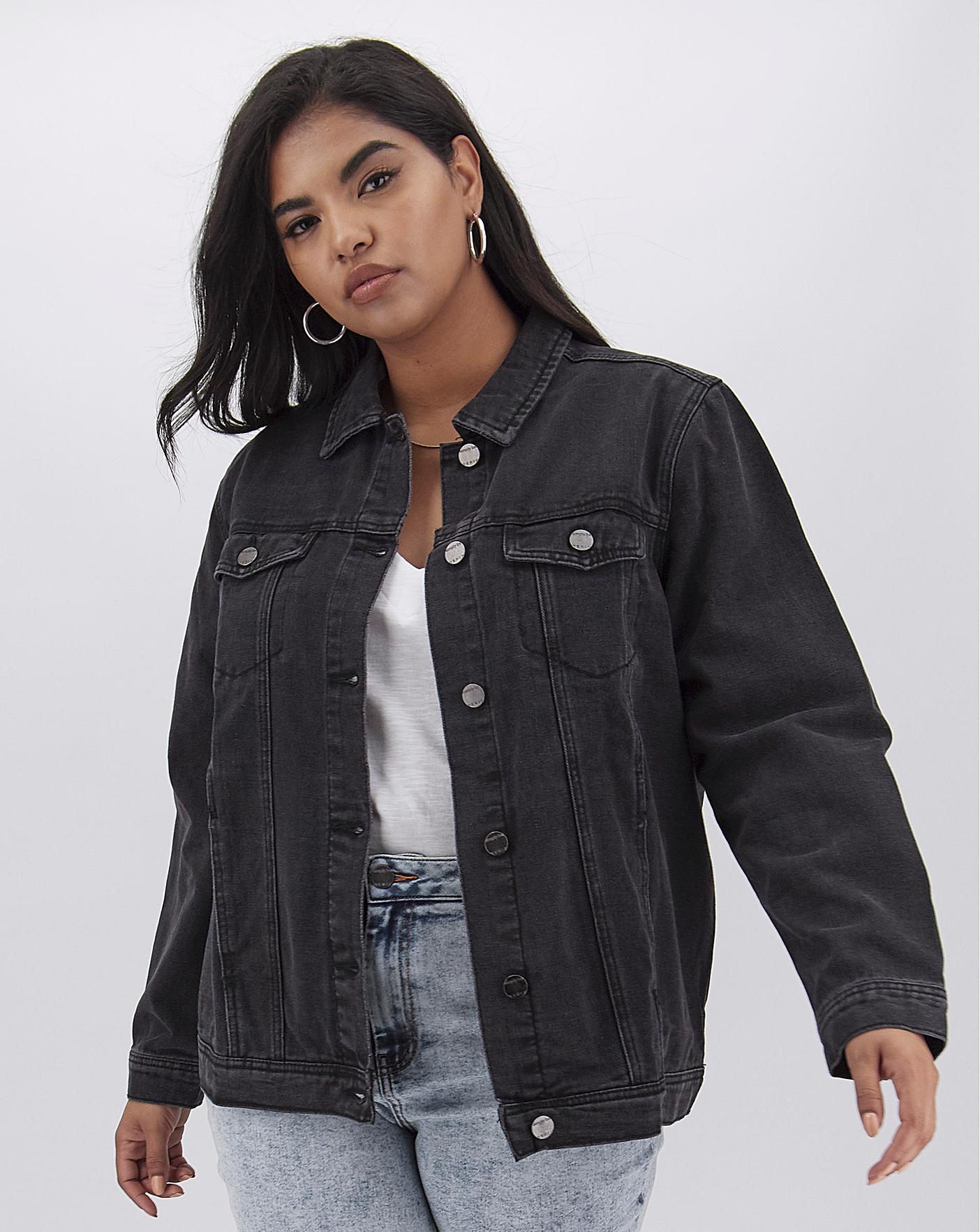 oversized denim jean jacket