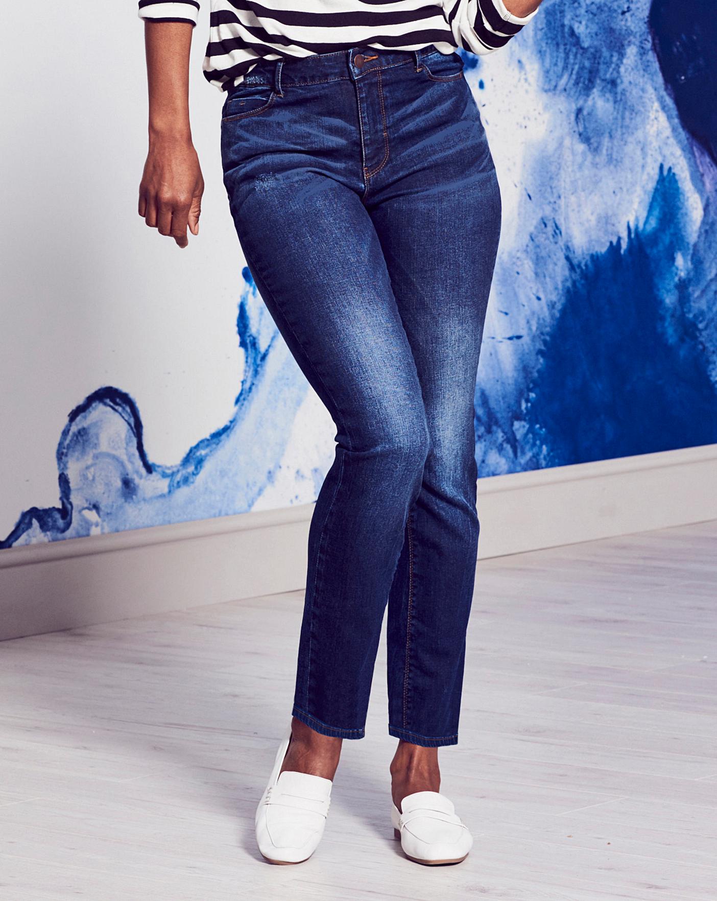 straight leg jeans for petites