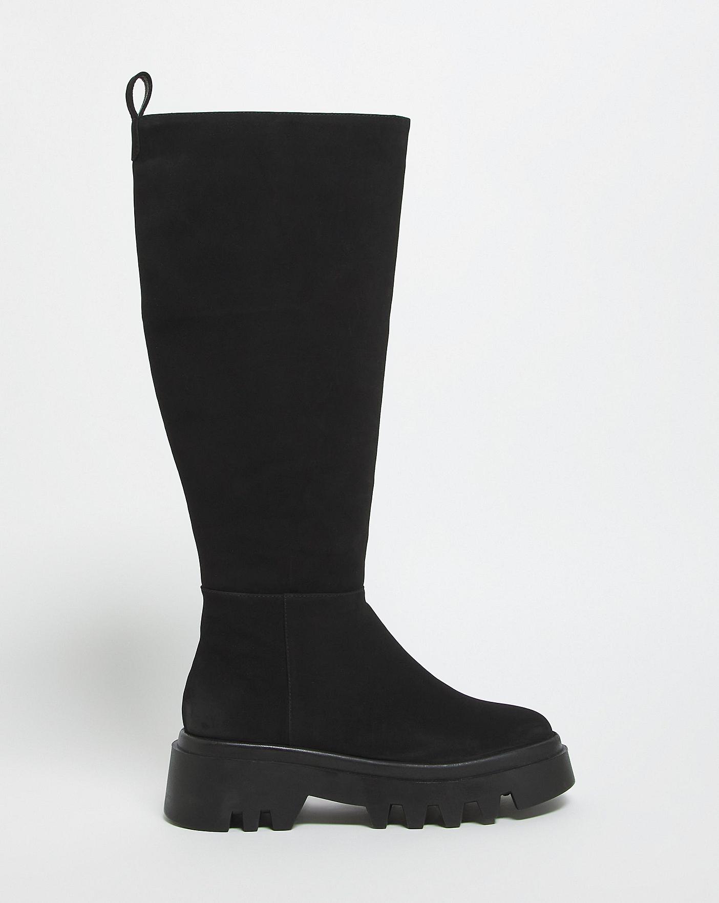 Cleated knee store high boots