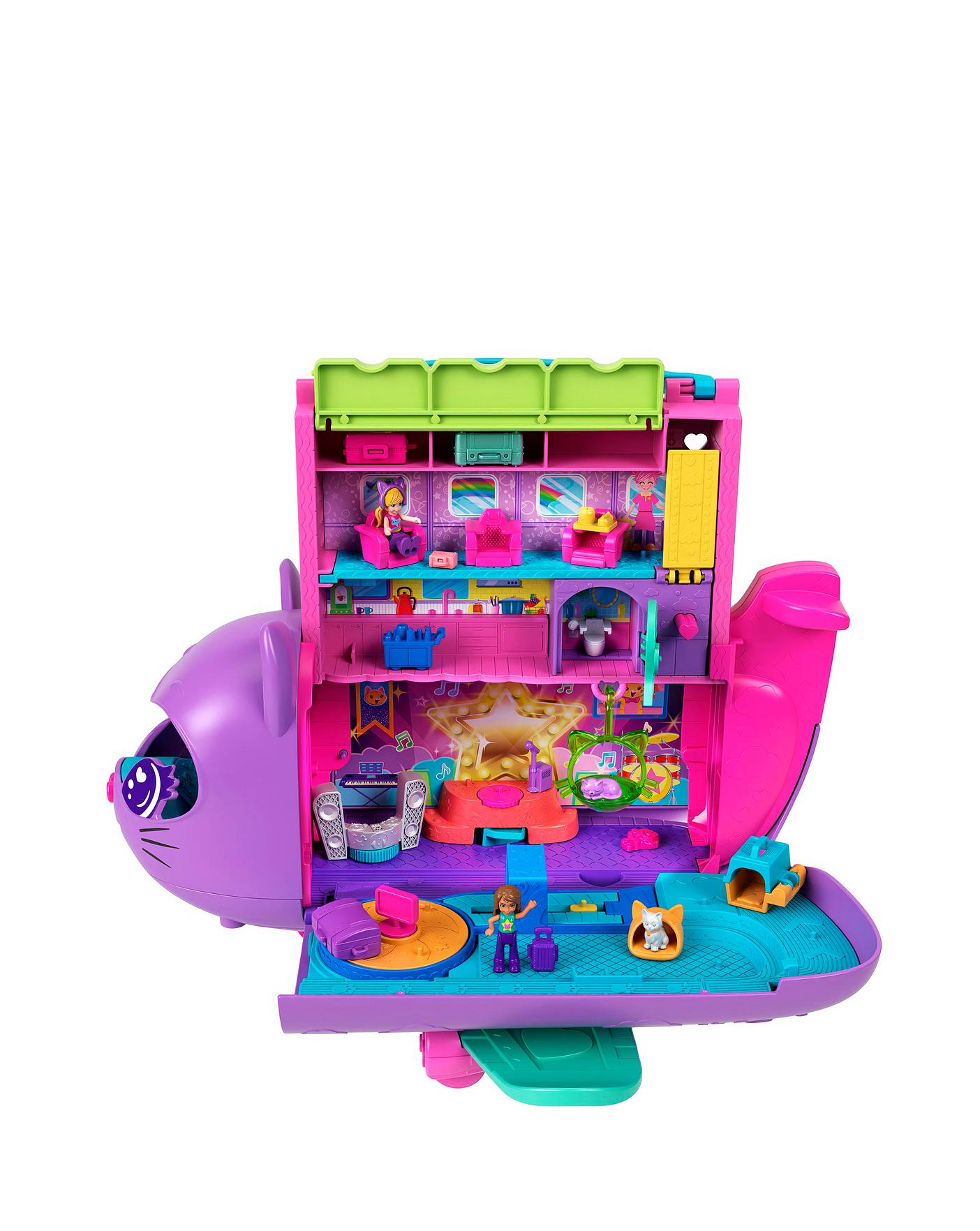 Polly Pocket Kitty Airways Playset Oxendales