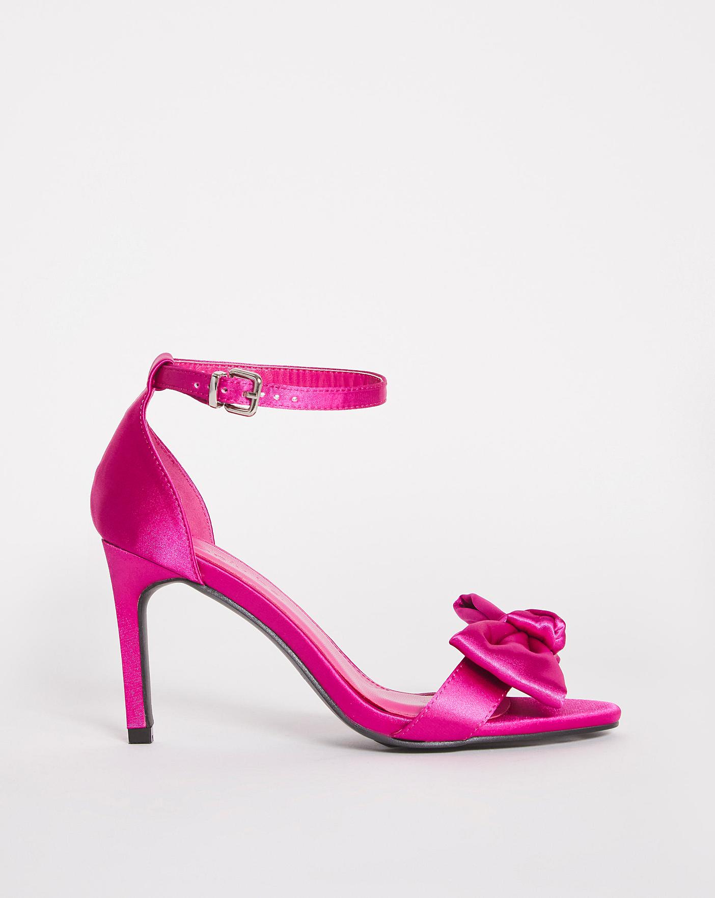 Alternate Bow Barely There Heels Ex Wide | J D Williams